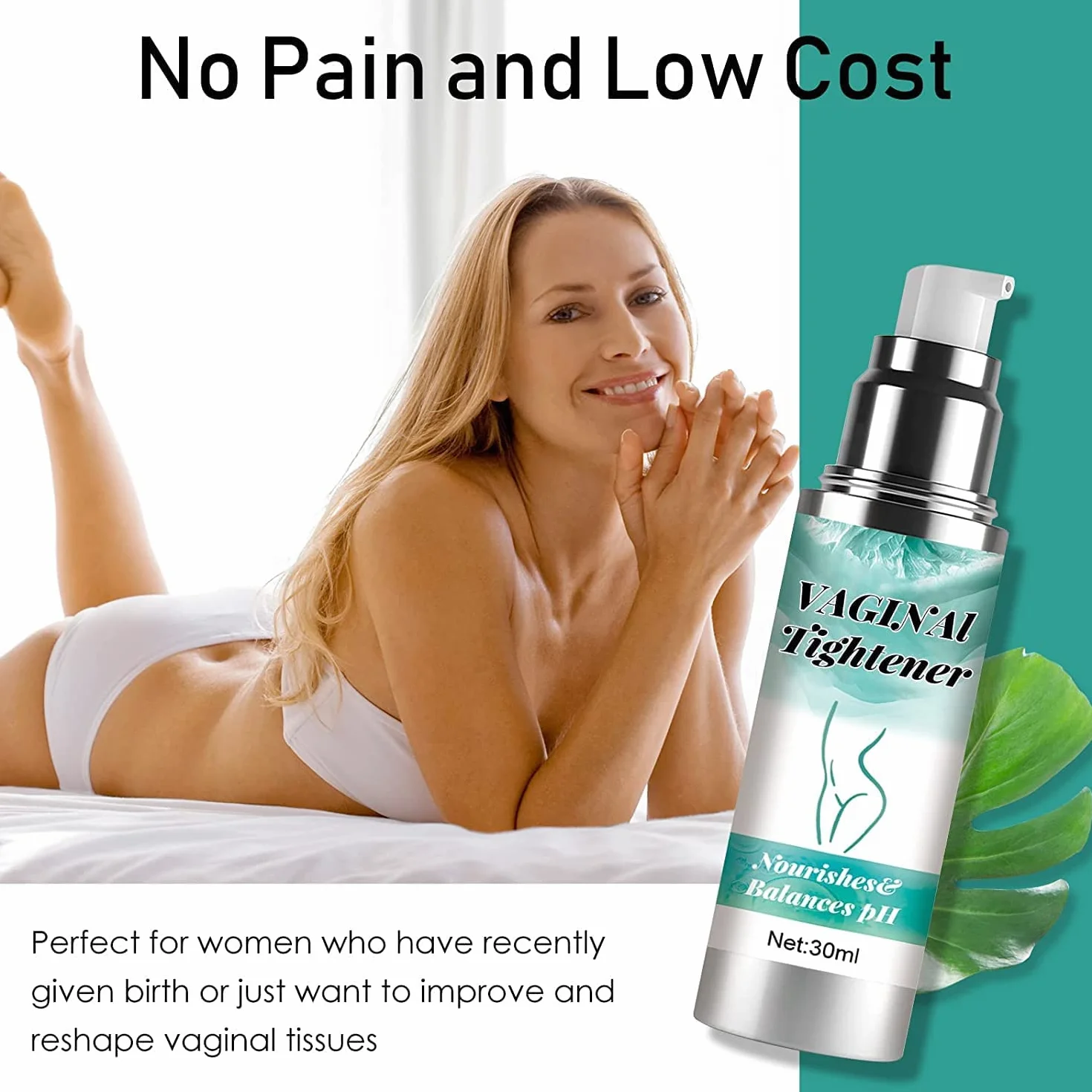 Crema di serraggio vaginiale, risultati rapidi e duraturi e migliora la salute dei prodotti di serraggio vaginiale, migliora la sensibilità intima, gel di serraggio vaginale per le donne (2 pezzi)