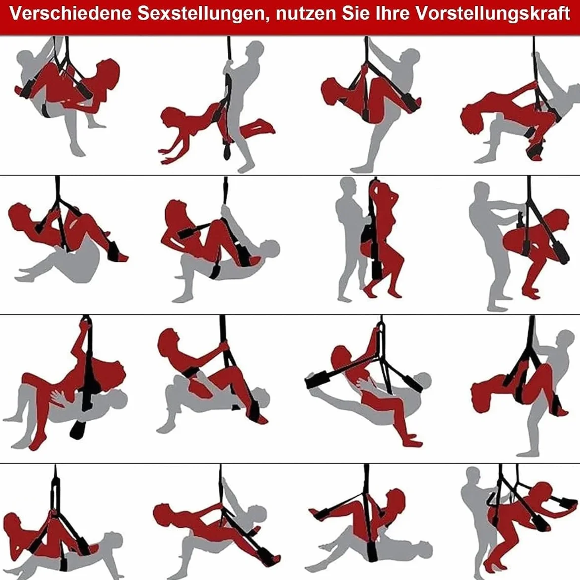 Altalena Premium Per Porta Interna In Tripla Pelle, Sex Toys, Giocattoli Per Esercizi