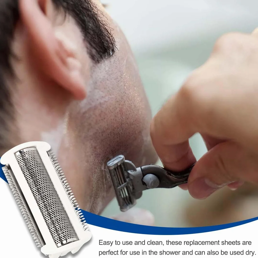 XPEX 1 Pezzi Testina Di Ricambio Per Lamina Per Rasoio Brl140 Brl130 Bre620/Bre630,Rasoio Donna, Lamina Per Testina Di Rasatura A Lunga Durata, Testina Di Ricambio Per Bodygroomer (Bianco)