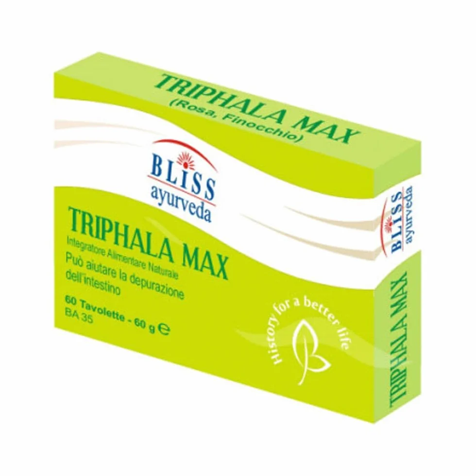 Integratore Ayurvedico Triphala Max promuove funzioni intestinali