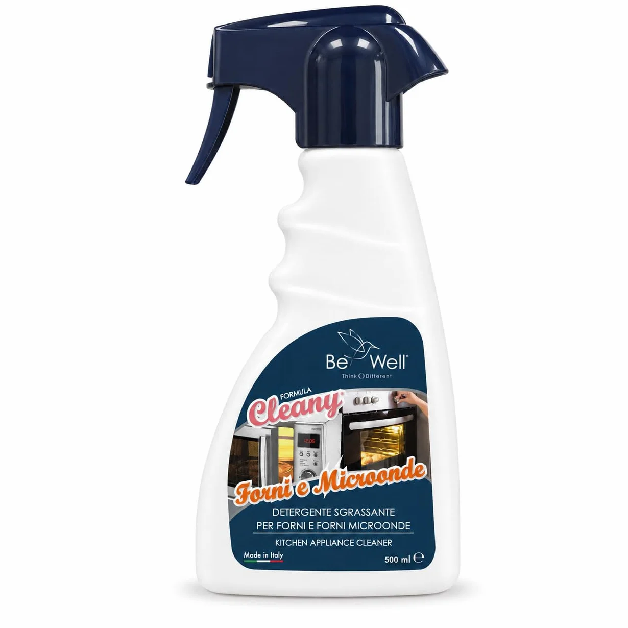 CLEANY Detergente Sgrassante Spray Forni Microonde 500 ml Made in Italy