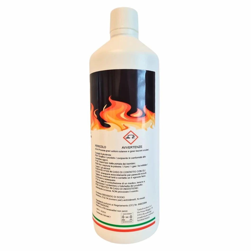 Turbo Grill, Sgrassatore Universale per Griglie, Forni e Piani Cucina, 1 Litro