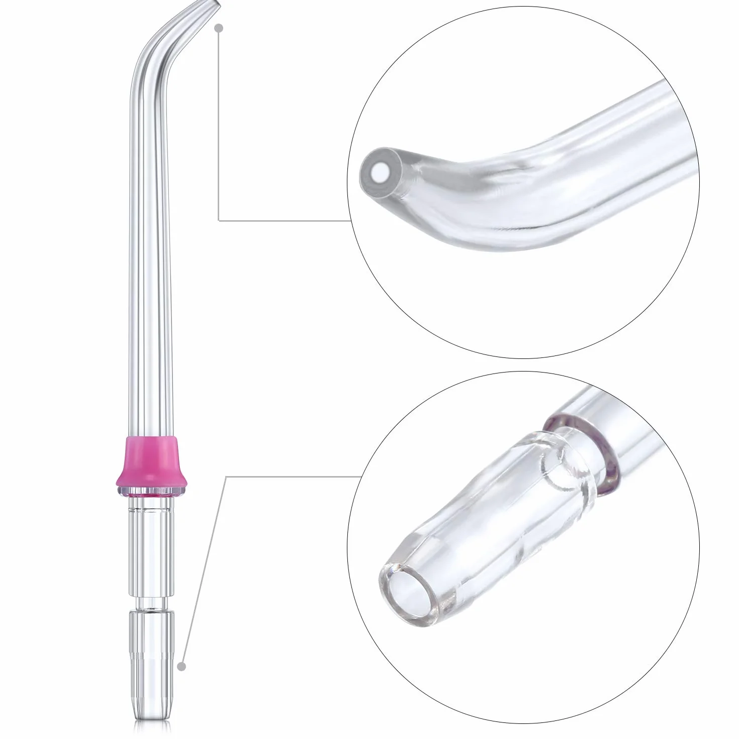 Waterpik Water Flosser Ugello Dentario Ricambio Punte Spruzzo Idropulsore 6 Pezzi