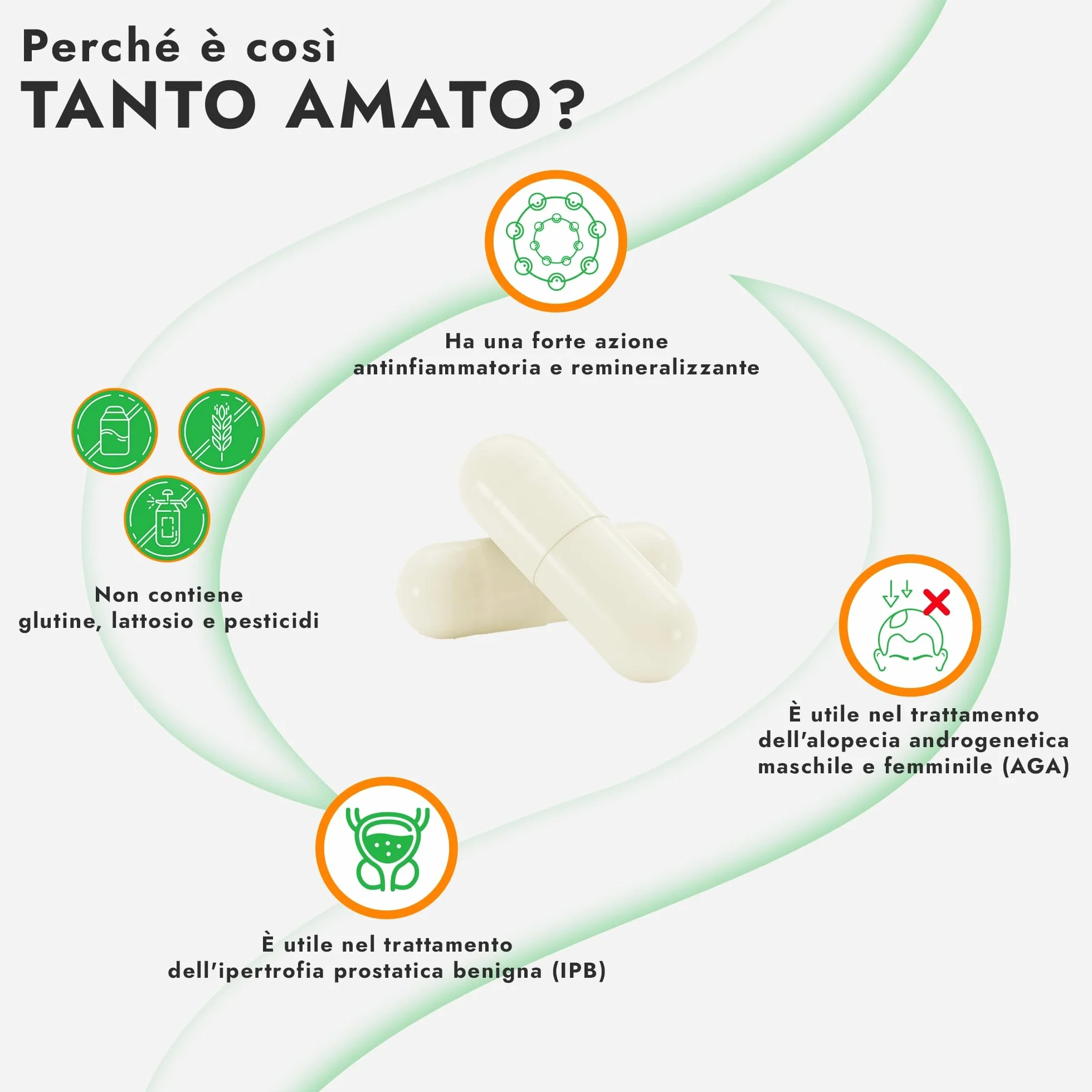 Vitaminity Ortica Integratore anti DHT alto dosaggio 750mg 120 cps Dht blocker capelli anticaduta Made in Italy