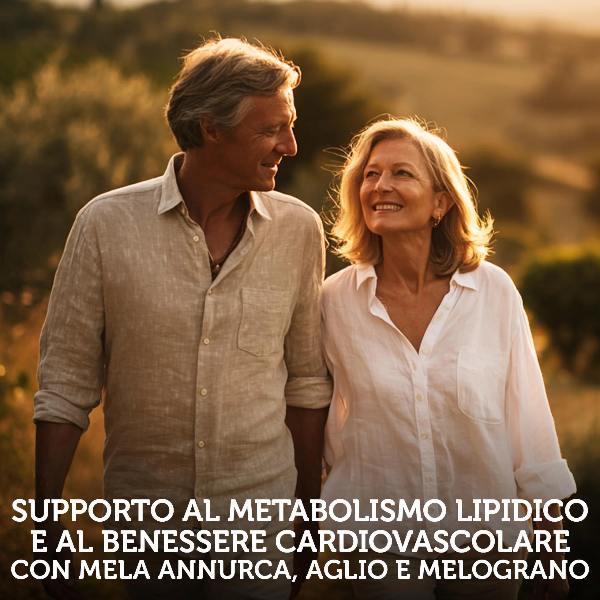 Integratore 100% naturale con MELA ANNURCA Aglio e Melograno - BENESSERE CARDIOVASCOLARE - 50 Capsule