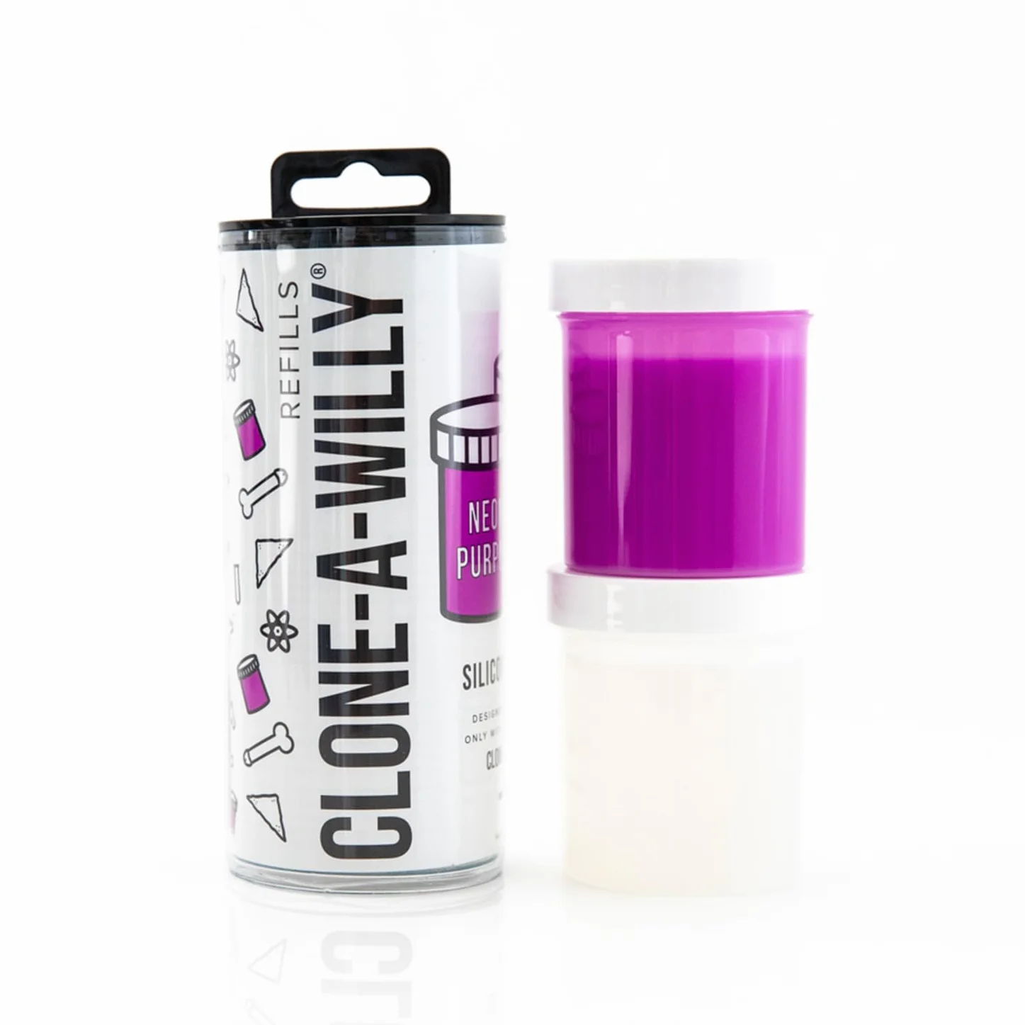Clone-A-Willy - Refill Neon Purple Silicone