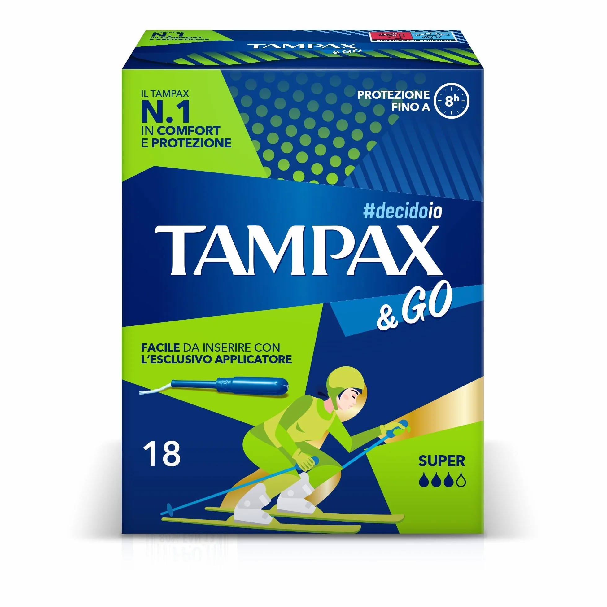 TAMPAX &GO SUPER x18