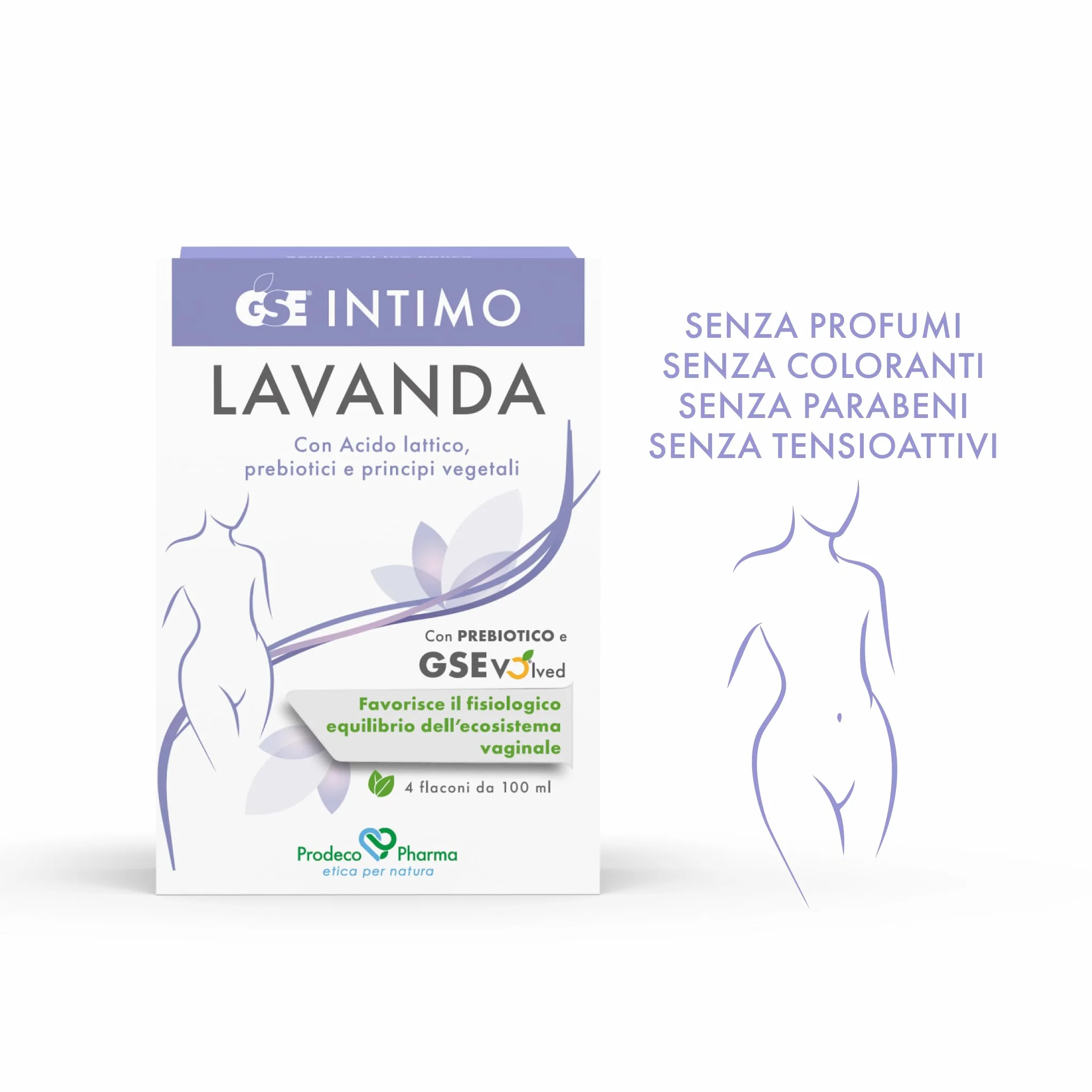 Prodeco Pharma GSE INTIMO LAVANDA 4X100ML