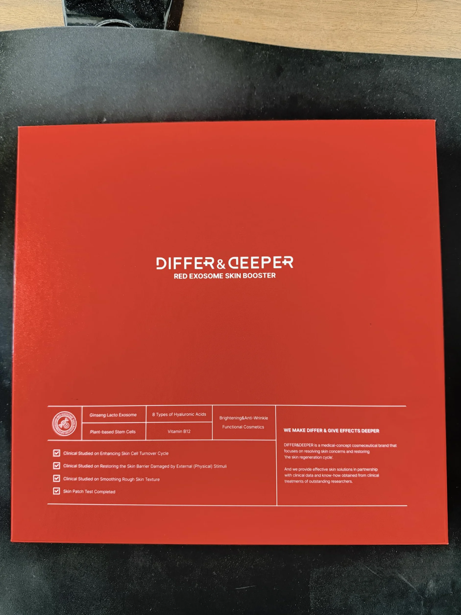 Differ&Deeper Siero Viso Esosomi PDRN Booster Coreano Rigenerante 14 x 2 ml