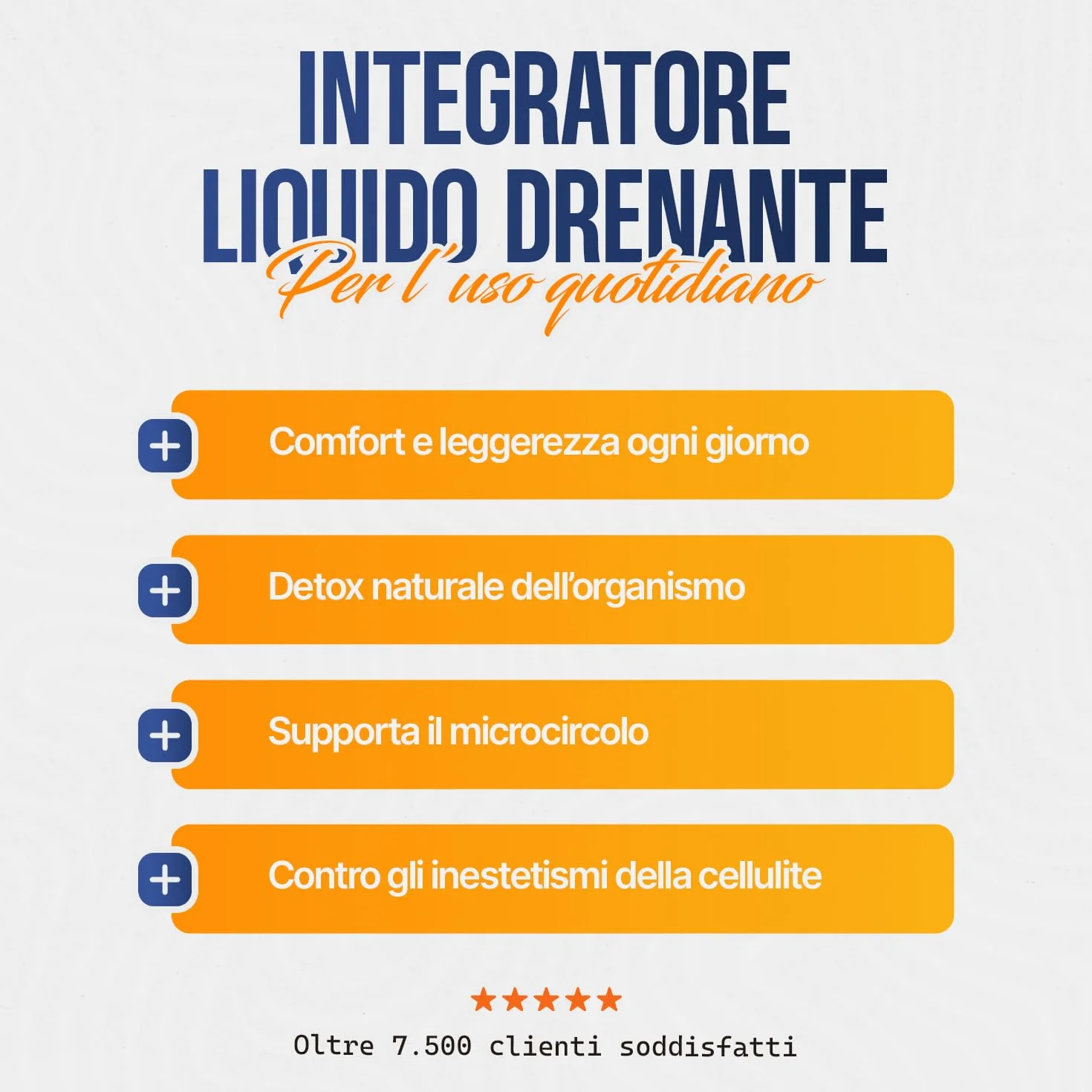 Diuretico Drenante Forte Detox Ritenzione Idrica Anticellulite 500 ML Gusto Ananas Made in Italy