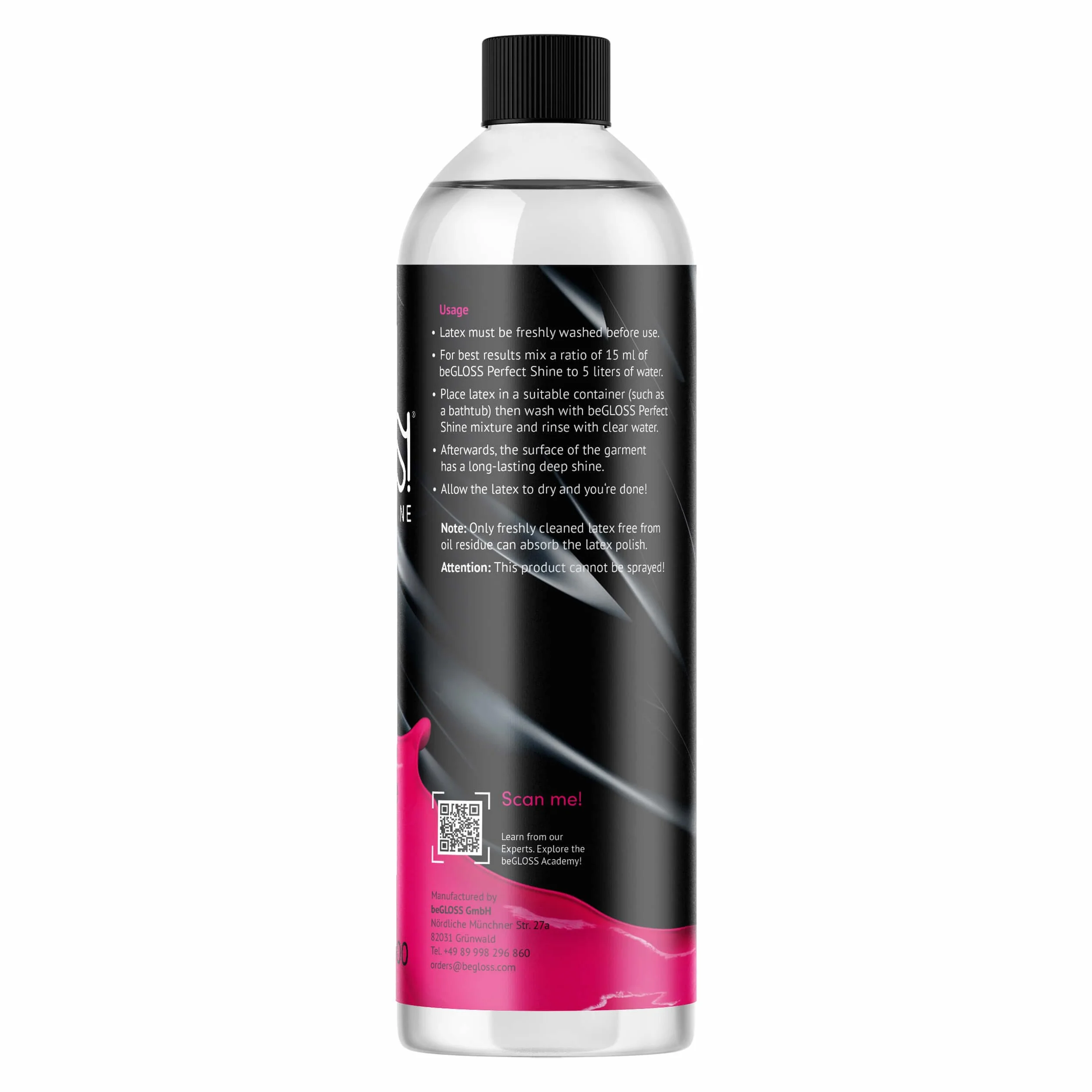Kit per la cura del lattice Perfect Shine Latex Polish Easy Glide