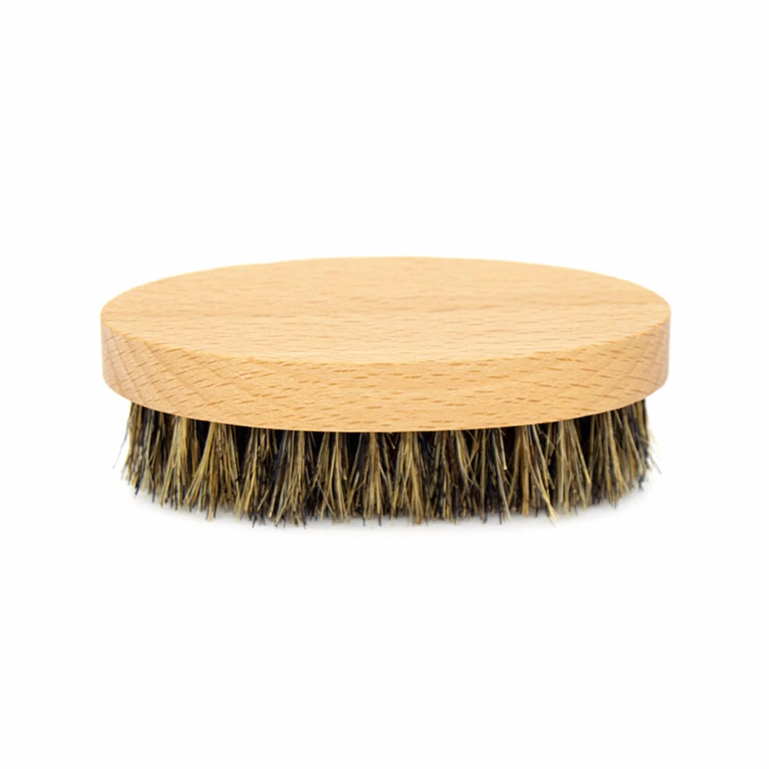 Spazzola da barba ovale con manico in legno setole di cinghiale Spazzola per barba e baffi Pettine da massaggio per uomini Strumento per la cura dei capelli del viso