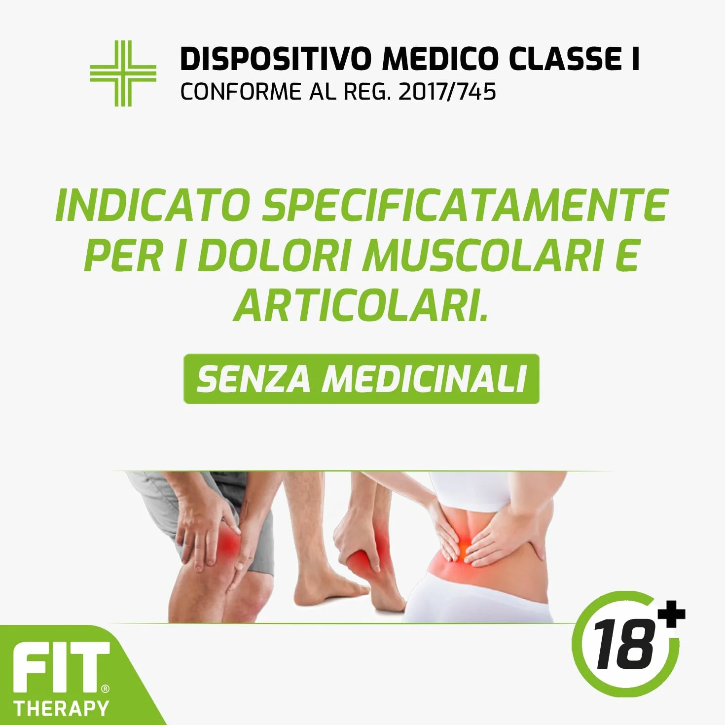 FIT Therapy Cerotti Antidolorifici Antinfiammatori Universali Impermeabile Senza Farmaci Dura 5 Giorni
