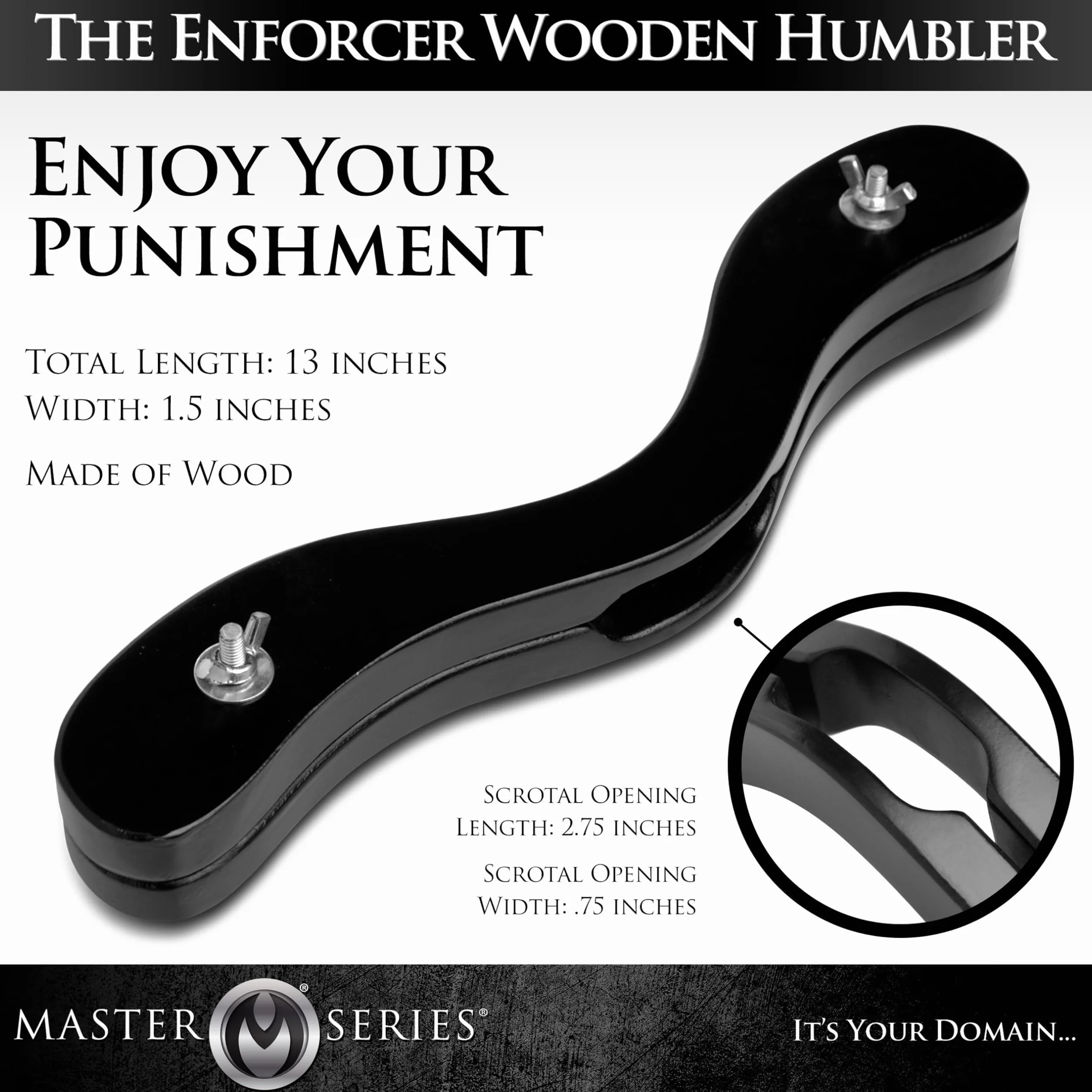 Master Series Il Humbler Black Wood Enforcer