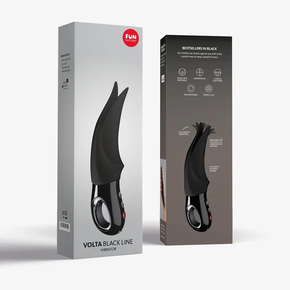Fun Factory Volta Vibratore Nero 18,9 cm