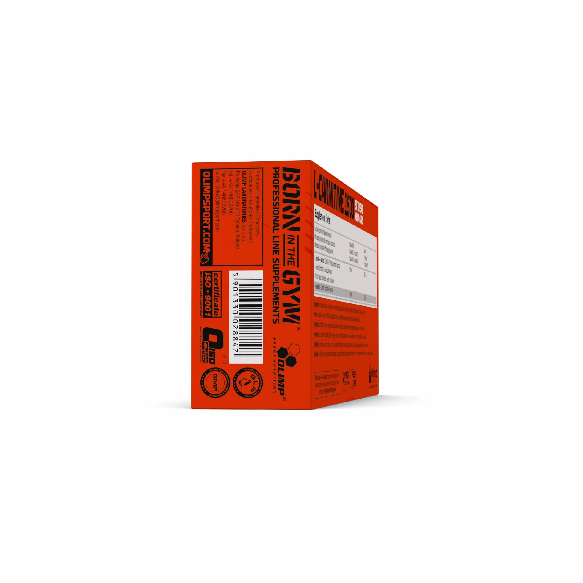Olimp Sport Nutrition L-Carnitine 1500 Extreme Mega Caps/Mega Capsules 120 Caps
