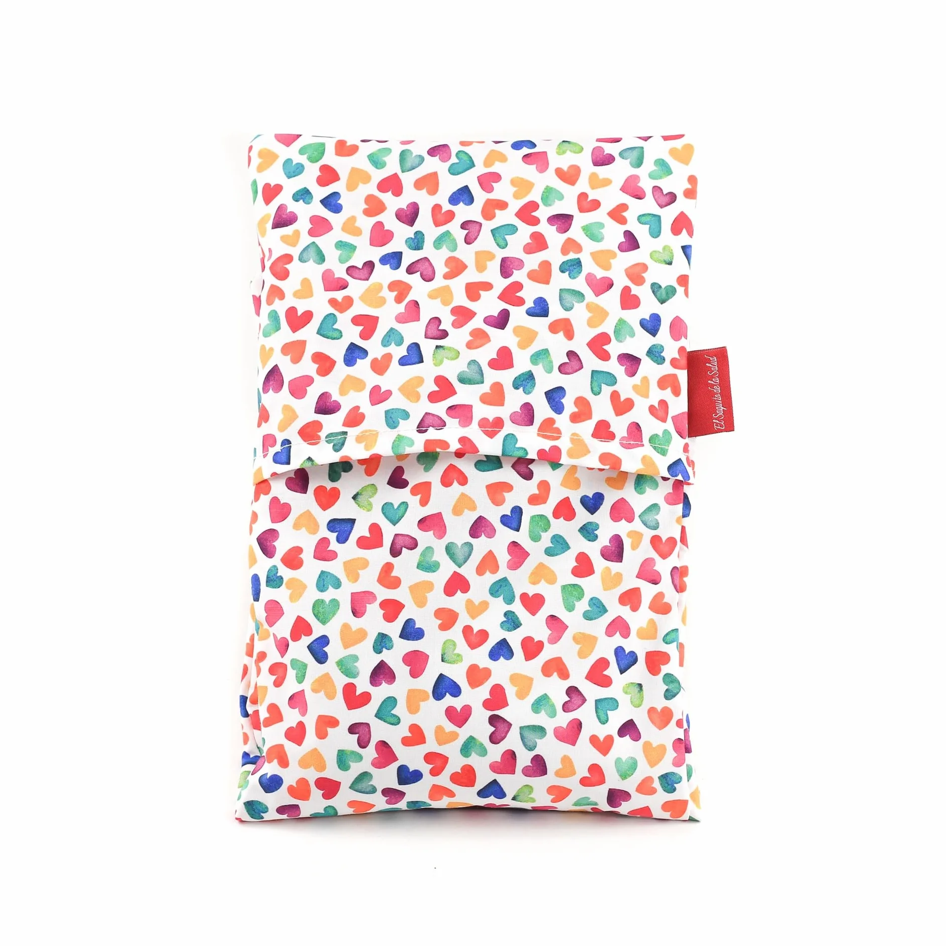 Sacco termico di semi per microonde Aroma Lavanda, Fiori d'arancio o rosmarino per applicare calore secco naturale 100% cotone Agatha (Lavanda, M (50 x 15 x 2 cm) con custodia))