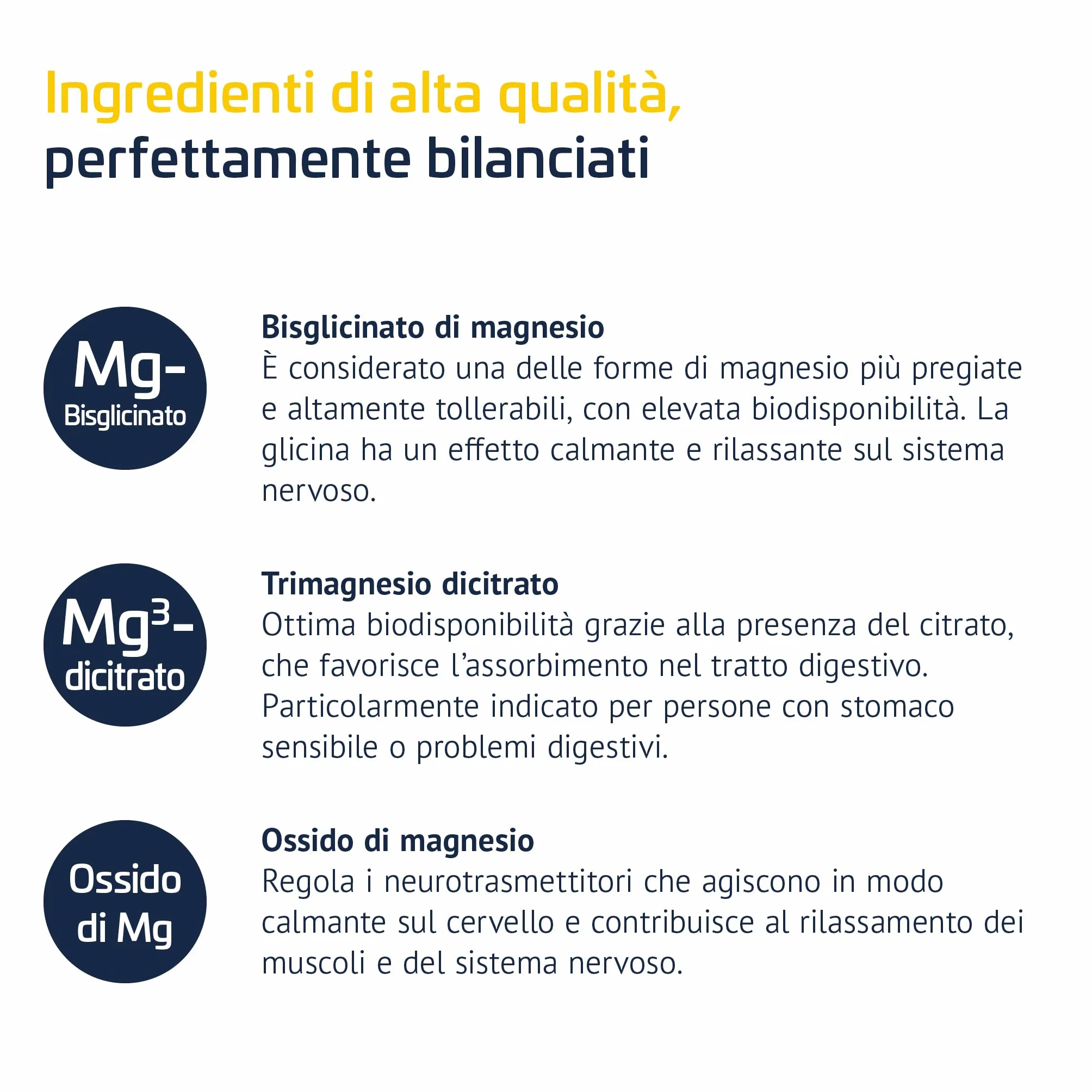 Mavosten® Magnesio [60 capsula] – complesso premium ad alto dosaggio con magnesio bisglicinato | elevata biodisponibilità | testato in laboratorio | vegano | dallo specialista del sistema nervoso