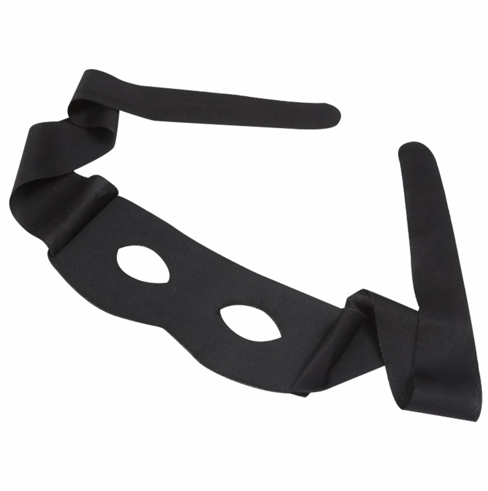 Maschera per gli occhi di carnevale nera per uomo e donna, accessorio costume raveparty