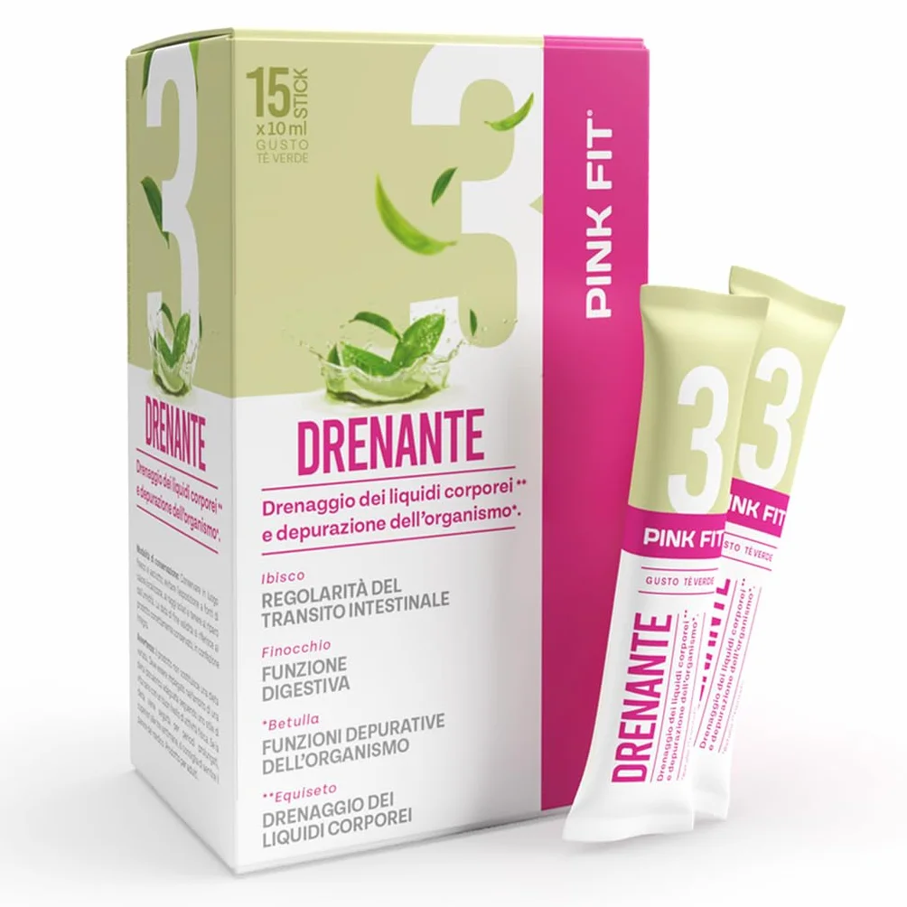 PINK FIT DRENANTE 15 STICK Tè Verde