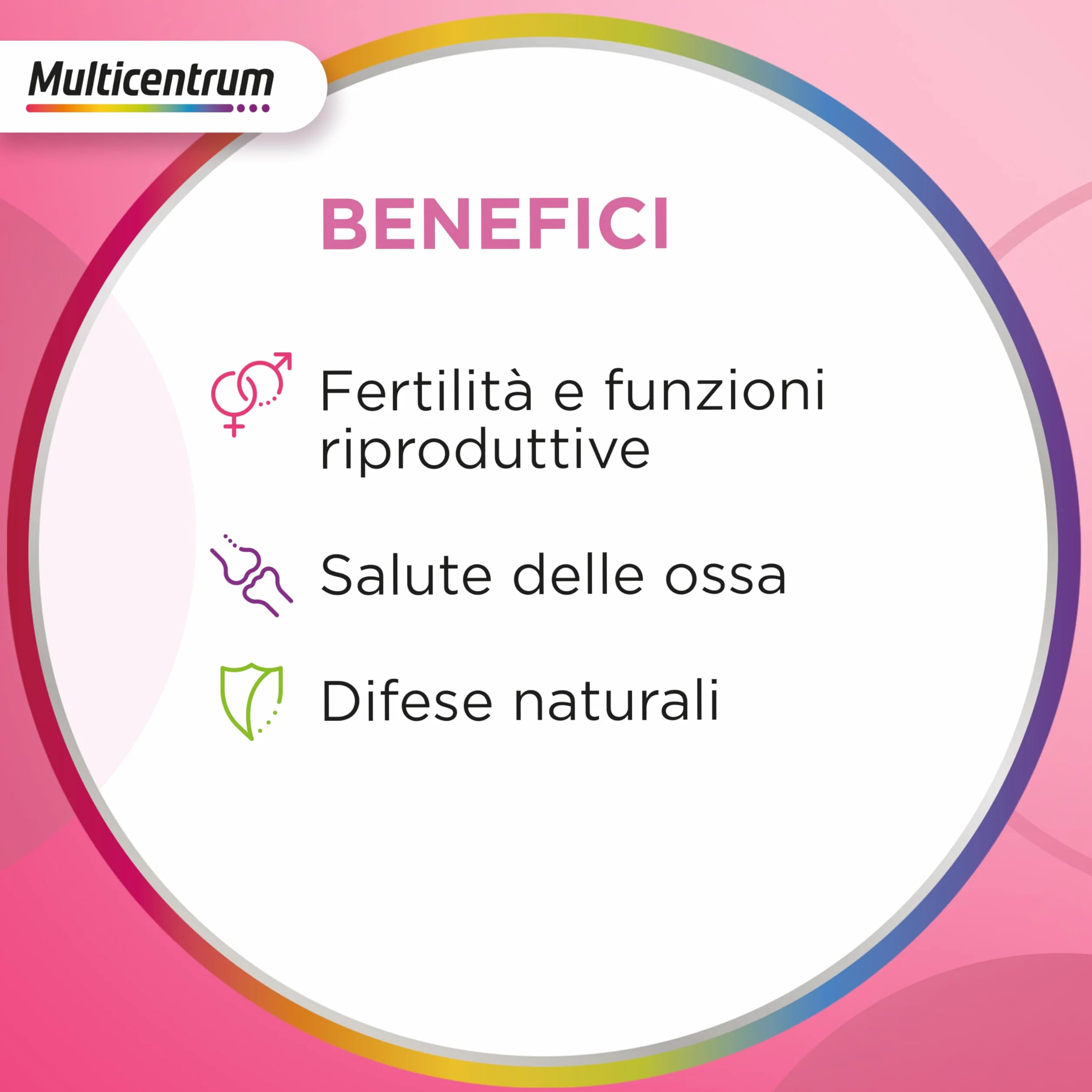 Multicentrum Pre-Mamma Integratore Multivitaminico con Acido Folico 30 compresse