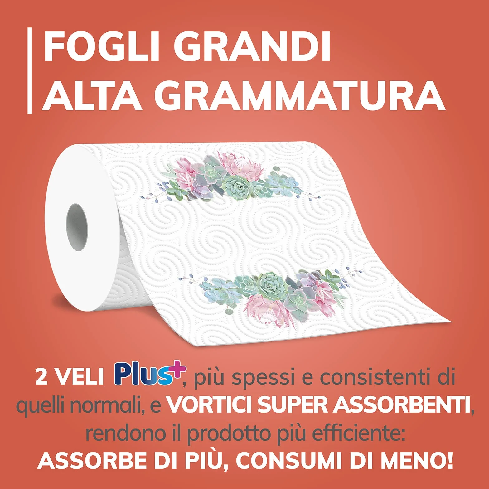 Foxy Asso Ultra Asciugatutto 24 rotoli Veli Plus+ Assorbenti Resistenti Decorato