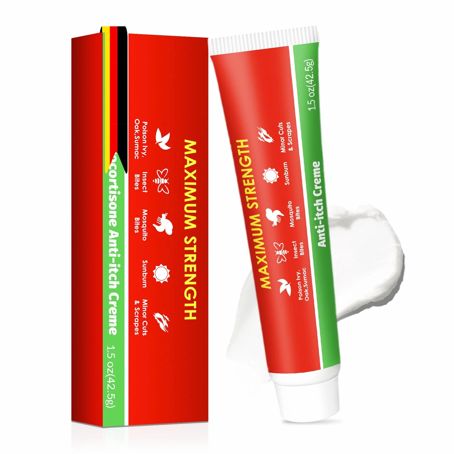 Crema calmante 40g, Riduce Prurito, Con Ingredienti di Qualità, per Uso Quotidiano, rinfrescante e Lenitiva, Sollievo rapido dal Prurito per Puntura di Zanzara, medusa e altri insetti
