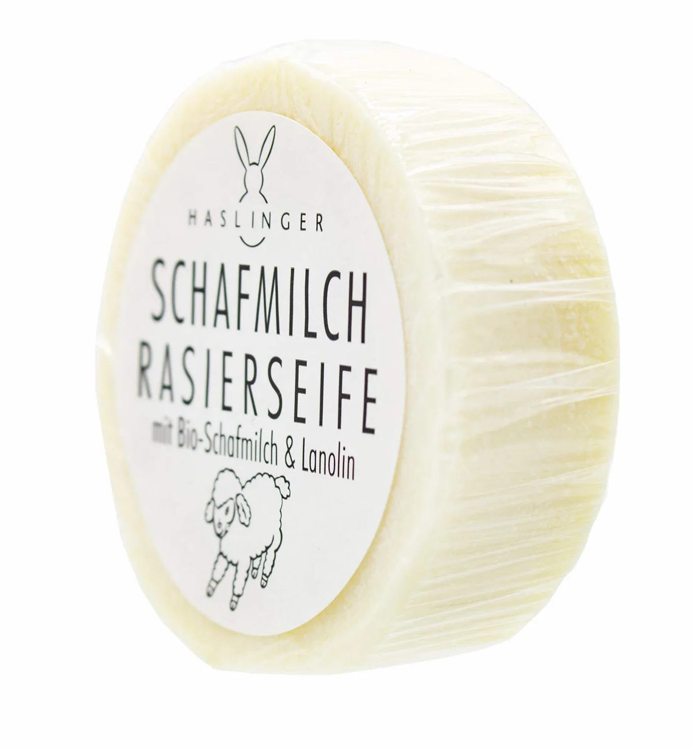 Sapone da barba Haslinger, 60 g, latte di pecora