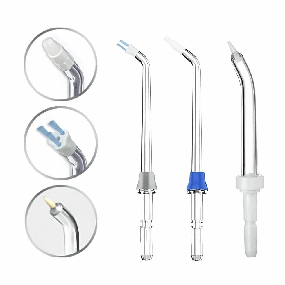 6 pezzi Set di Ugelli per Irrigatore Orale Kit di Punte Jet di Ricambio Compatibile con Waterpik WP-100/WP-250/WP-300/WP-450/WP-560/WP-660/WP-811/WP-900/Flycat FC168/FC188