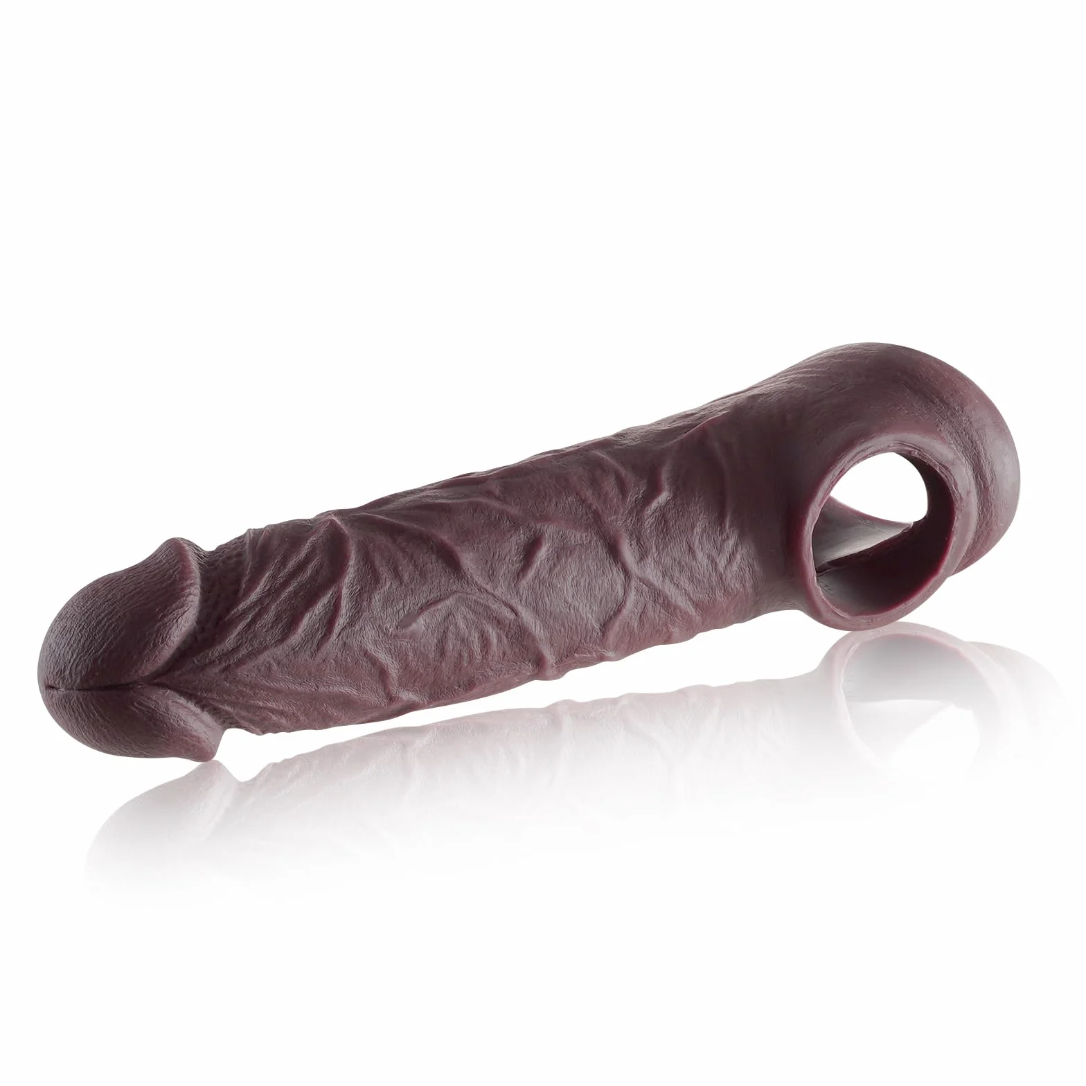 Guaina per pene, Sex Toy Guaina Fallica Realistico Prolunga Pene Indossabile Uomo, Toys Sessuali per Uomini Guaine e Prolunghe, Sex Toys per Coppie Donna