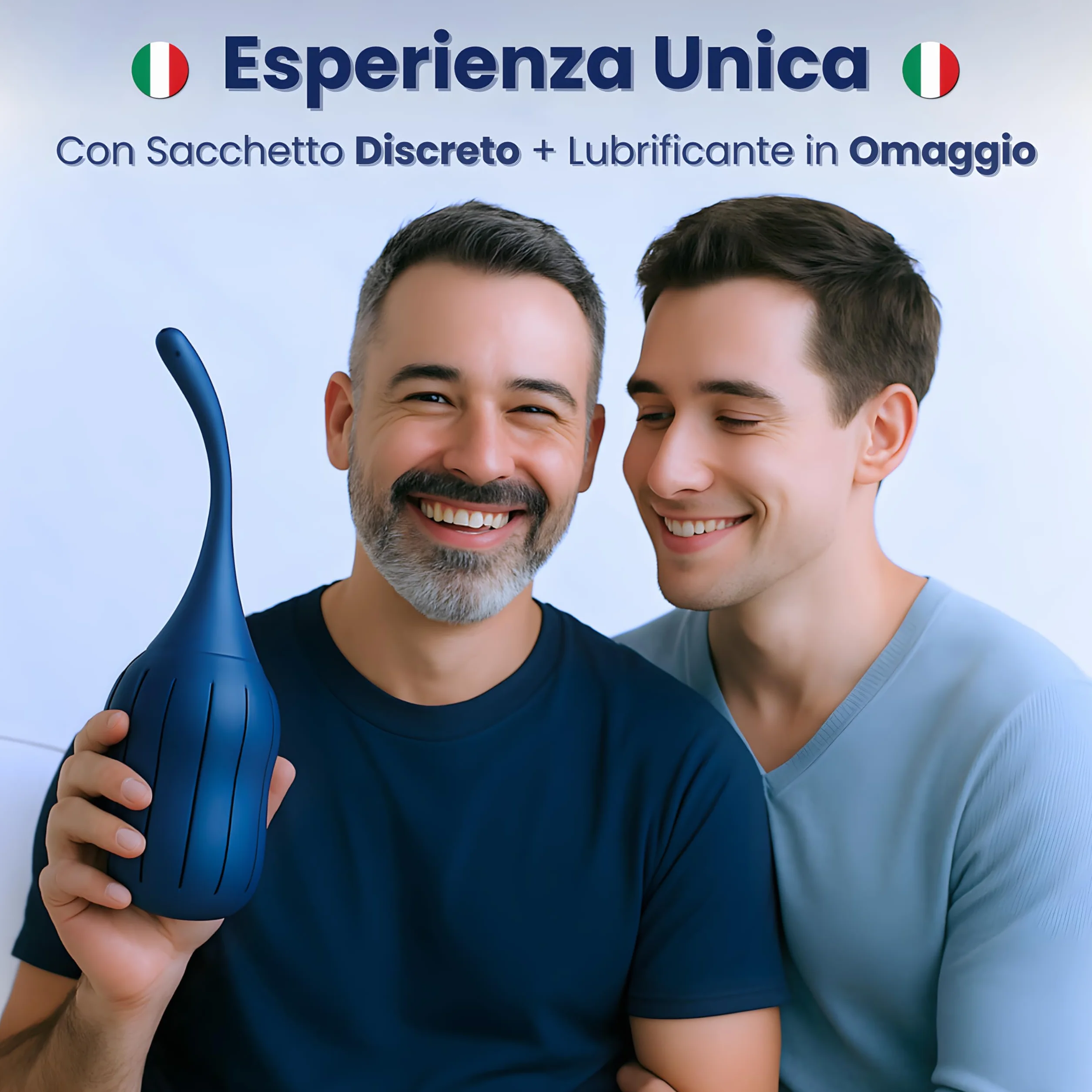 Doccia Intima 310ml - Clistere Per Pulizia Intestino - Peretta Per Lavaggio Anti-Riflusso - Enema Kit Per La Pulizia del Colon, Douche