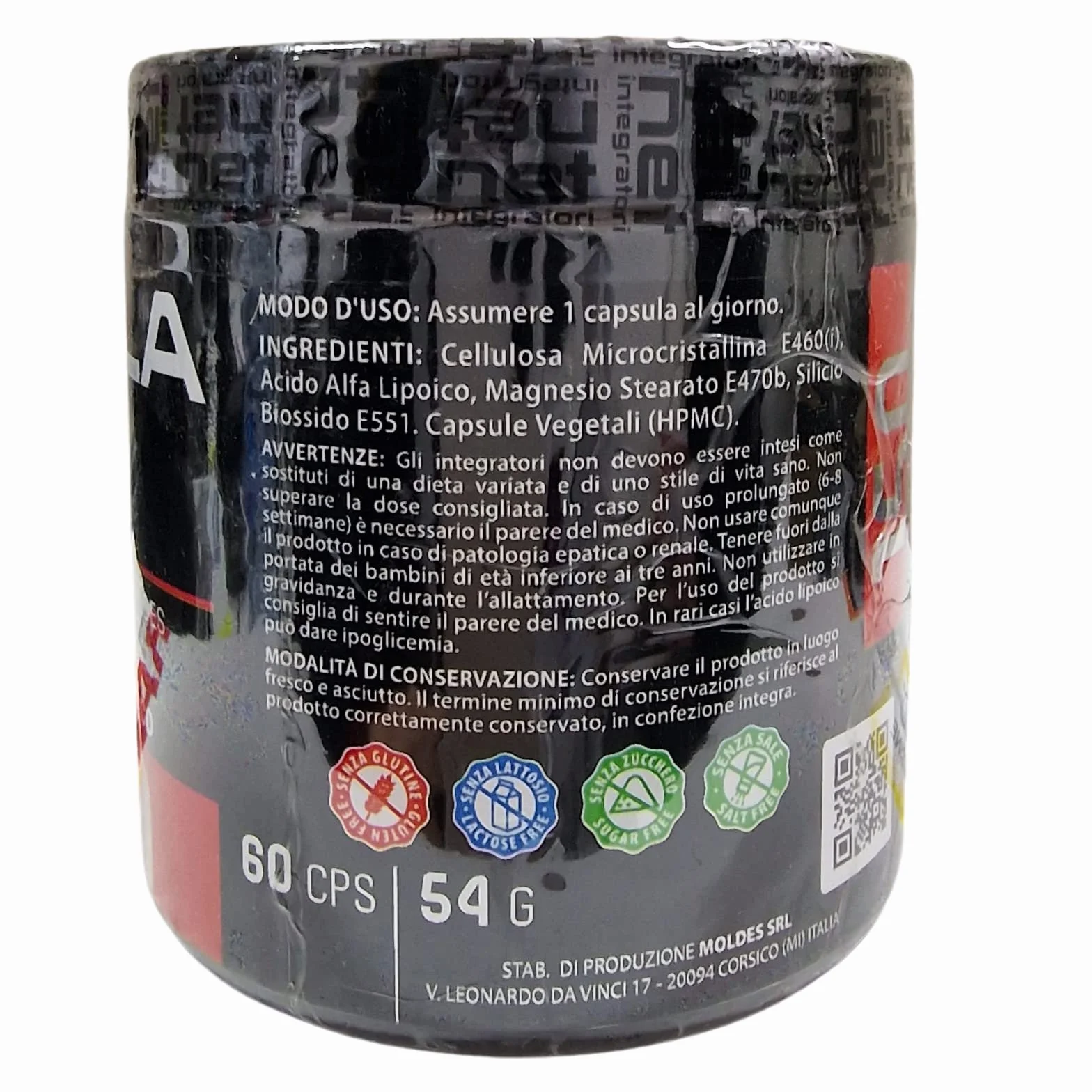 R-ALA 150 Acido Alfa Lipoico 60 Capsule NET Integratori