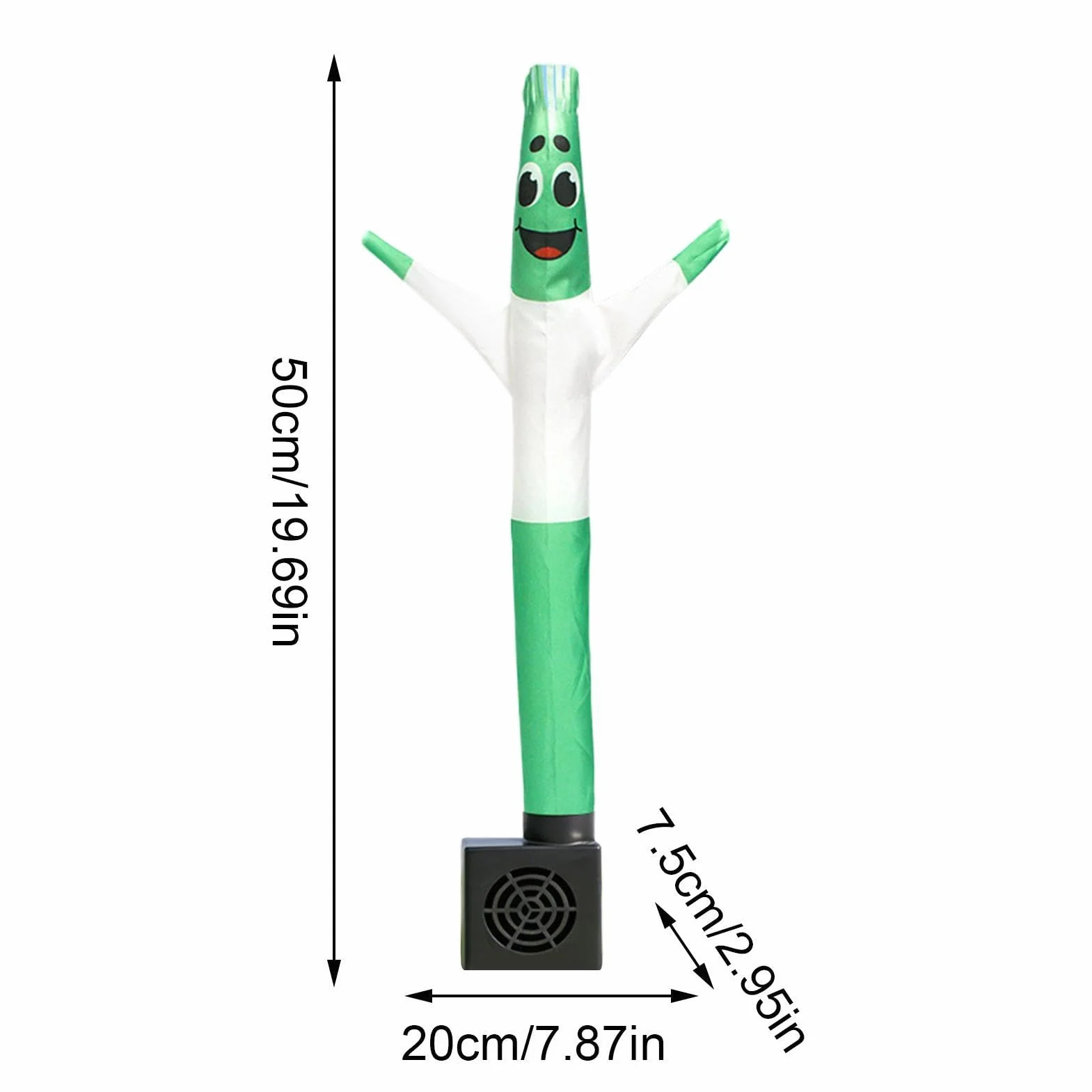 Generico Desktop Inflatable Waving Man - 50cm Shaking Arm Ornament | Mini Air Dancer with Blower for Home Office And Living Room, Quirky Gift And Small Business Attention-Grabber