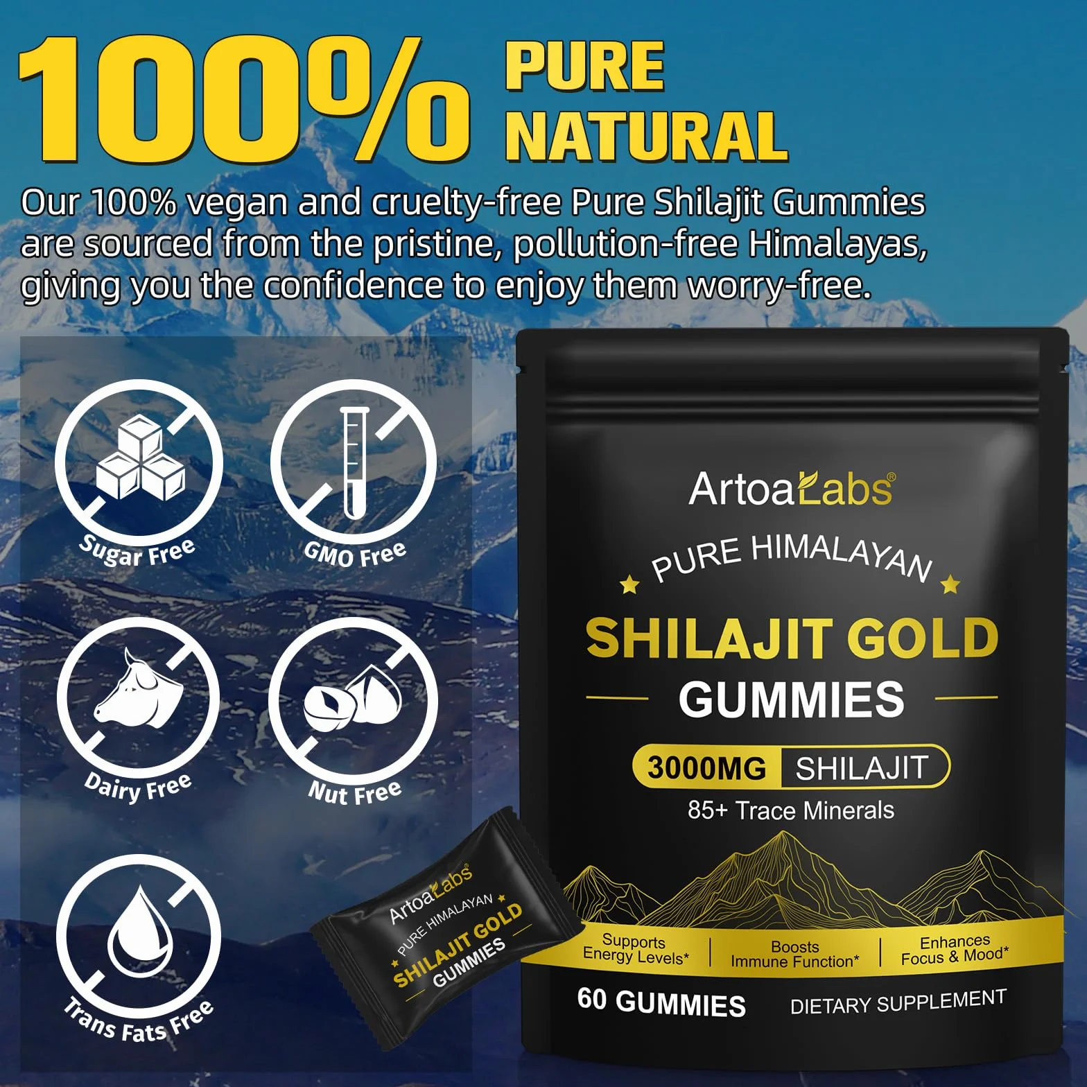 Himalaya Shilajit Gummibearchen 2 Pack