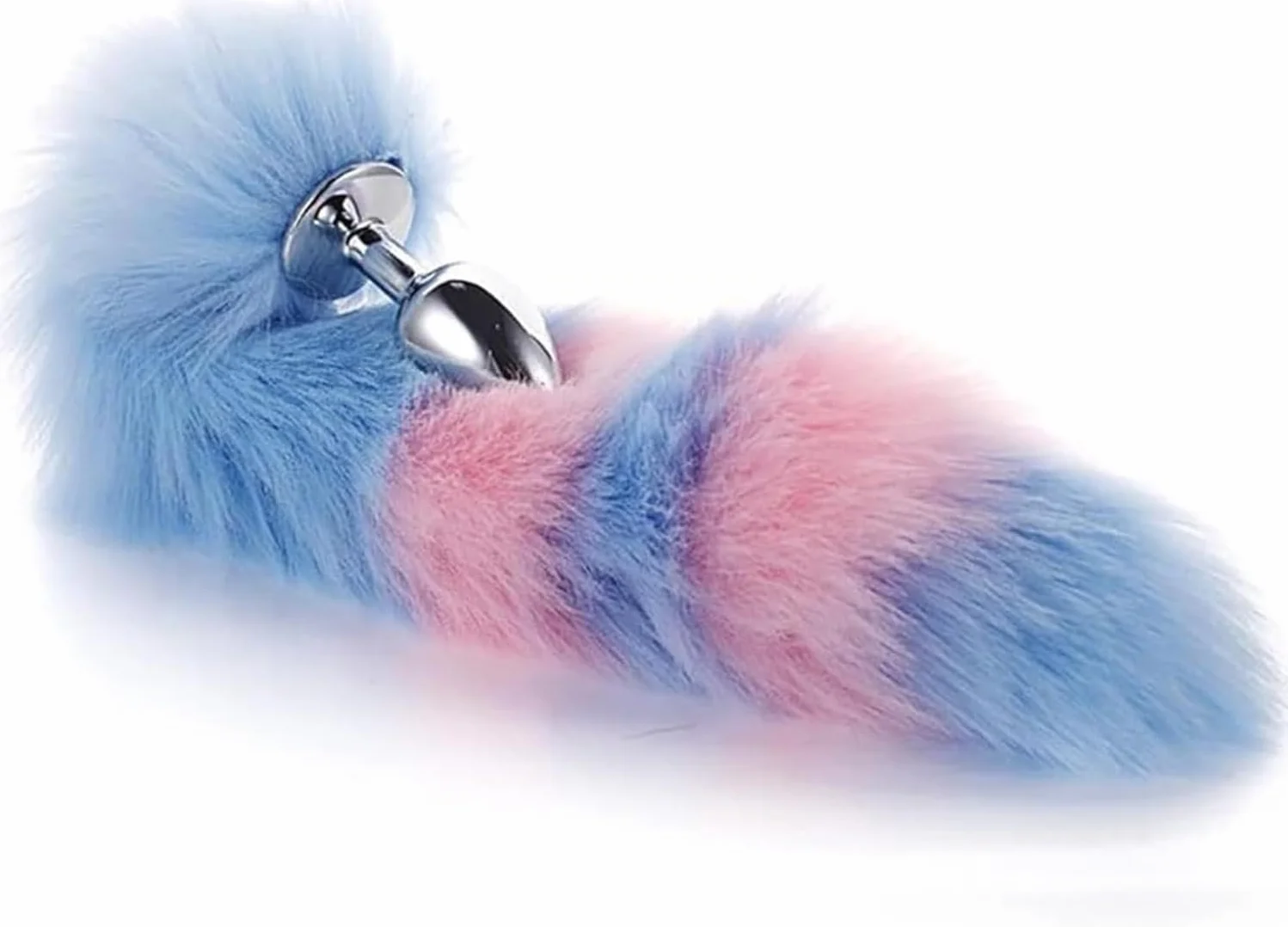 𝙎𝙚̣𝙭 𝙏σ𝙮𝙨 Un Set di Accessori per Coda di Volpe con Fascia per Orecchie di Gatto Godetevi La Coppia Giocosa E Affascinante! Cosplay Set di Quattro Pezzi Blu Un Regalo per Uomini E Donne