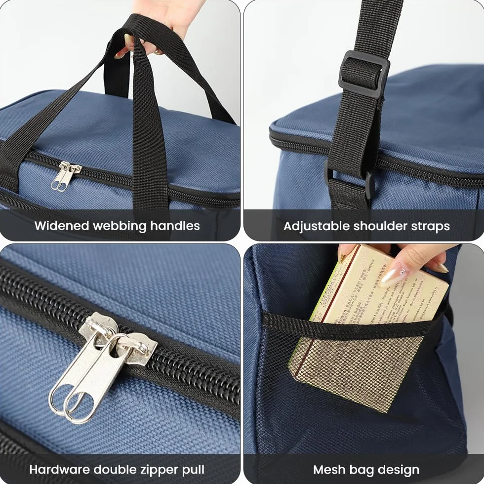 Porta Medicine da Viaggio 14L Kit Pronto Soccorso XXL Cassetta Vuota Impermeabile