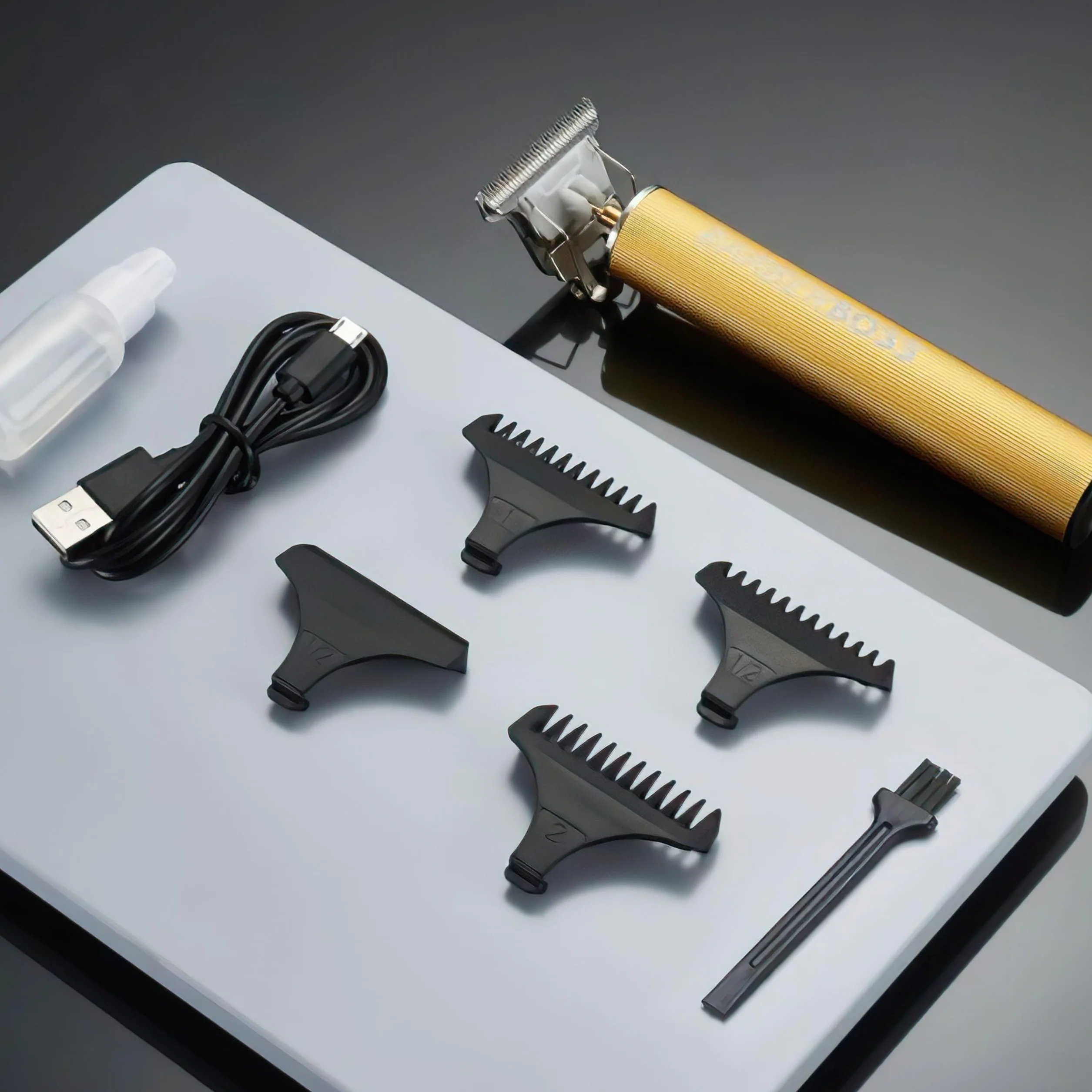 BarberBoss Regolabarba da uomo, macchinetta barba, rasoio barba, rasoio elettrico, regolabarba uomo, tagliabarba elettrico, tagliacapelli
