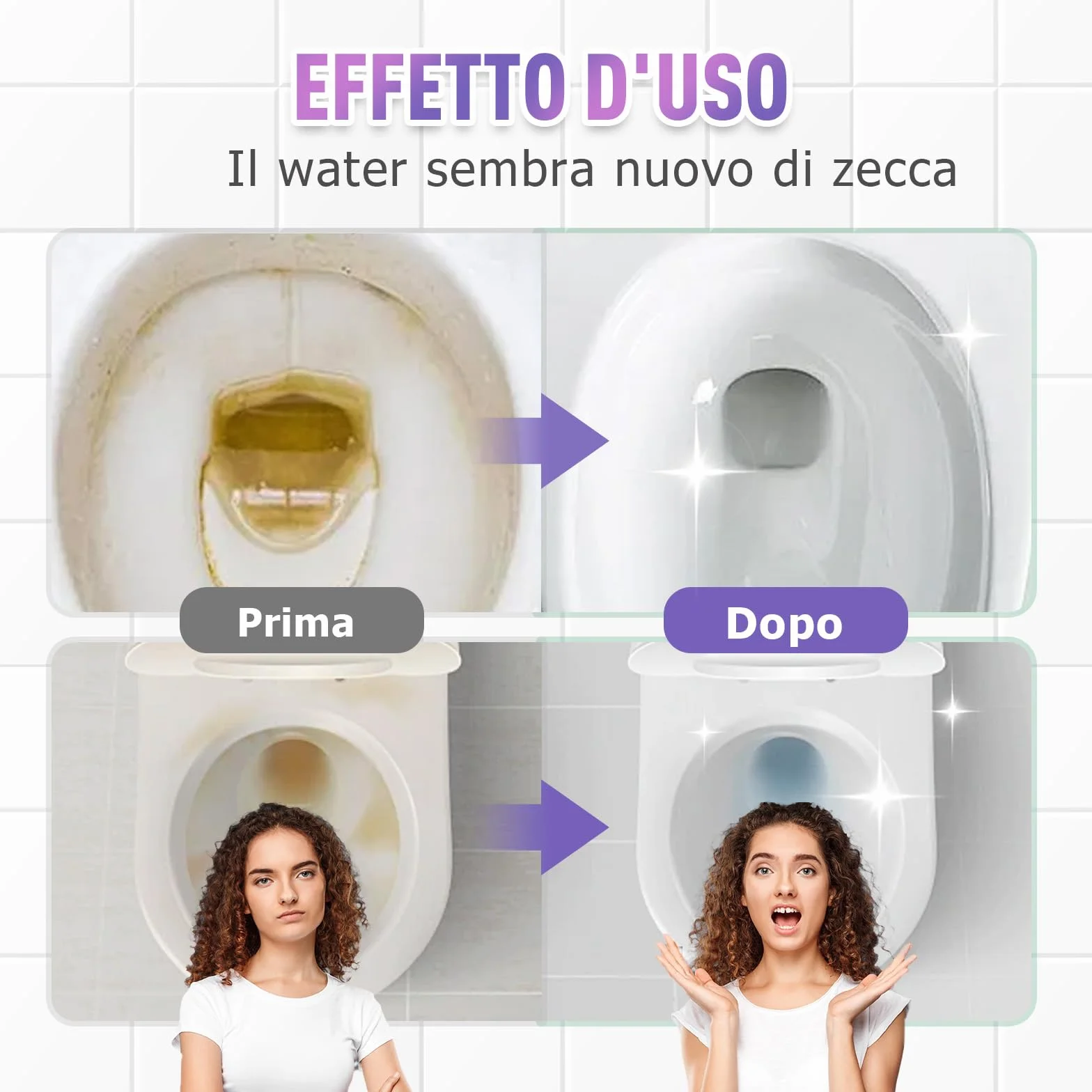 Disincrostante WC, 2026 Nuovo Detergente Anticalcare in Detergente per WC, Self-Cleaning Foam, Scioglie Gli Ingorghi Elimina Incrostazioni di Calcare e Ruggine per la Pulizia di W C e Bagno (1Pcs)