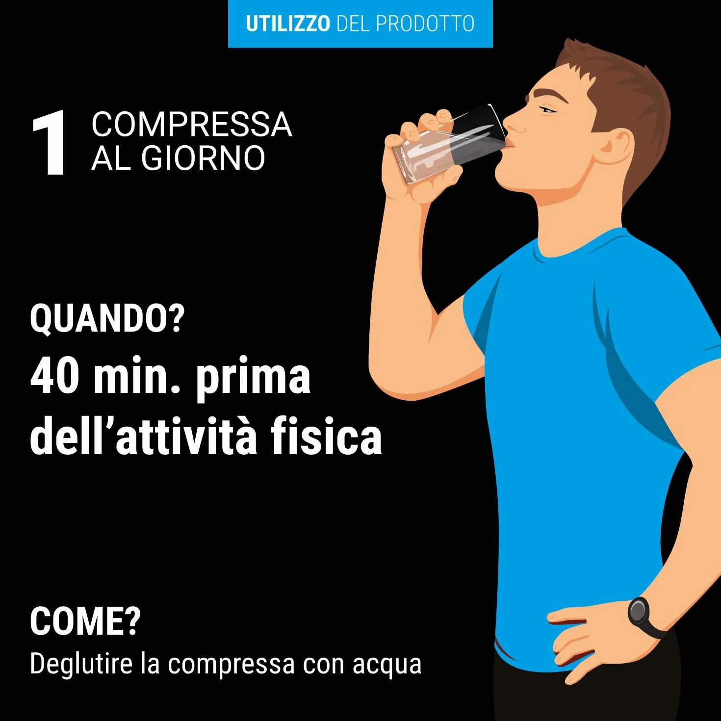 BestBody - Taurina 1000 mg - Supporta la Concentrazione e Contrasta la Fatica Muscolare, Supporto in Palestra e Sportivi, 60 Compresse