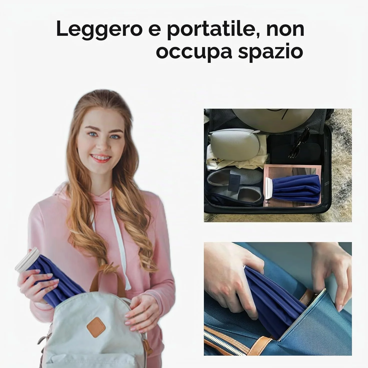 BICAREE Borsa del Ghiaccio per Ferite Riutilizzabile, 3 Misure 15.2/22.8/28