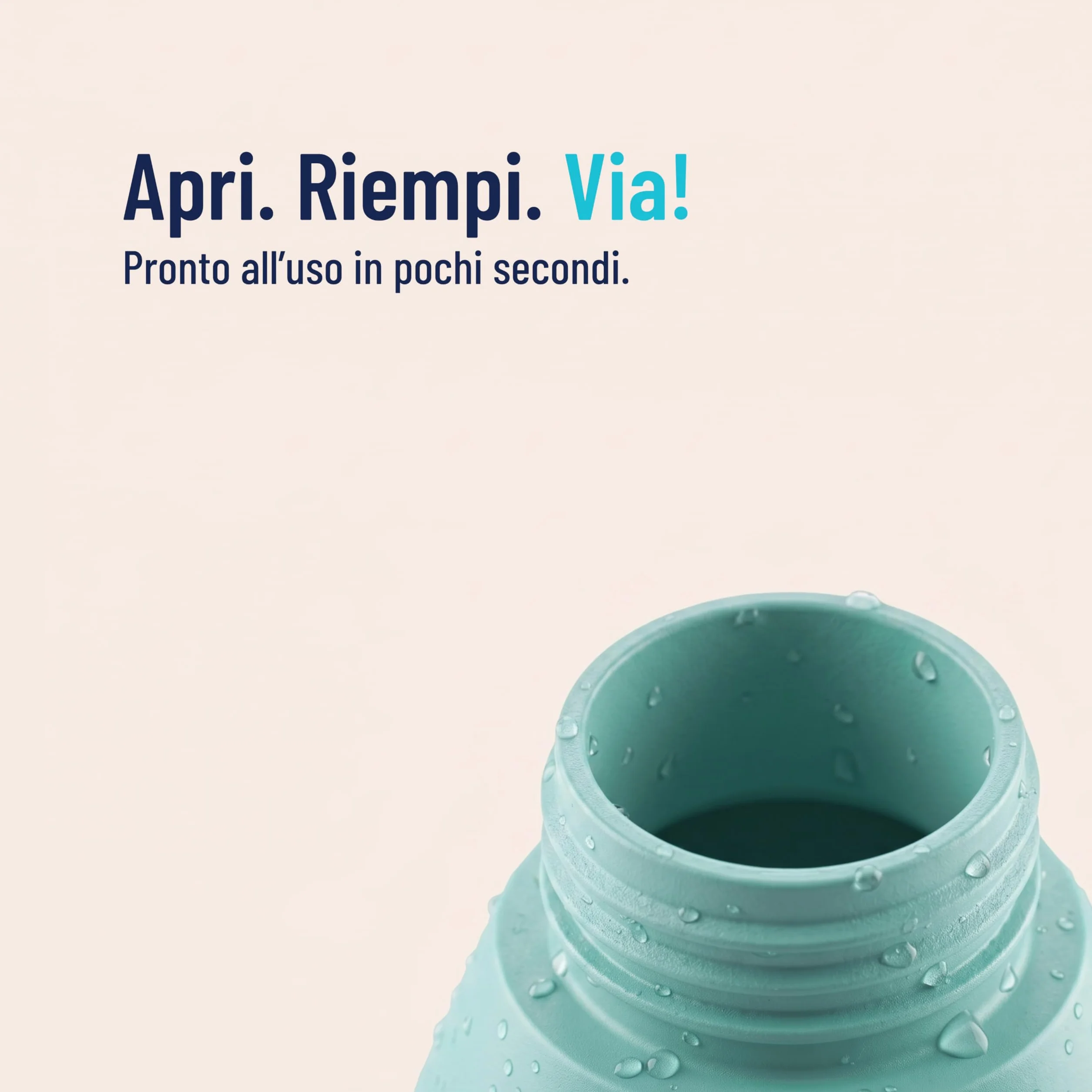 Doccia intima per glutei, 0% chimica, 100% acqua, senza batterie, sostenibile