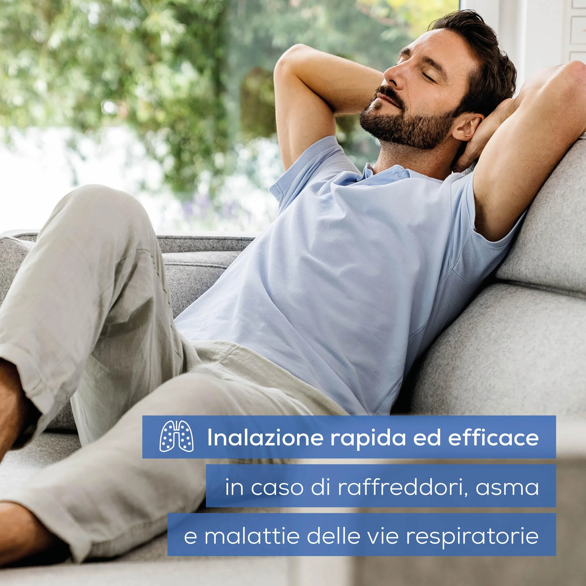 Beurer IH 60 Aerosol Portatile a Microcompressore con Batteria al Litio Ricaricabile, Compatto, Silenzioso, Inalazione Rapida 0.25 ml/min
