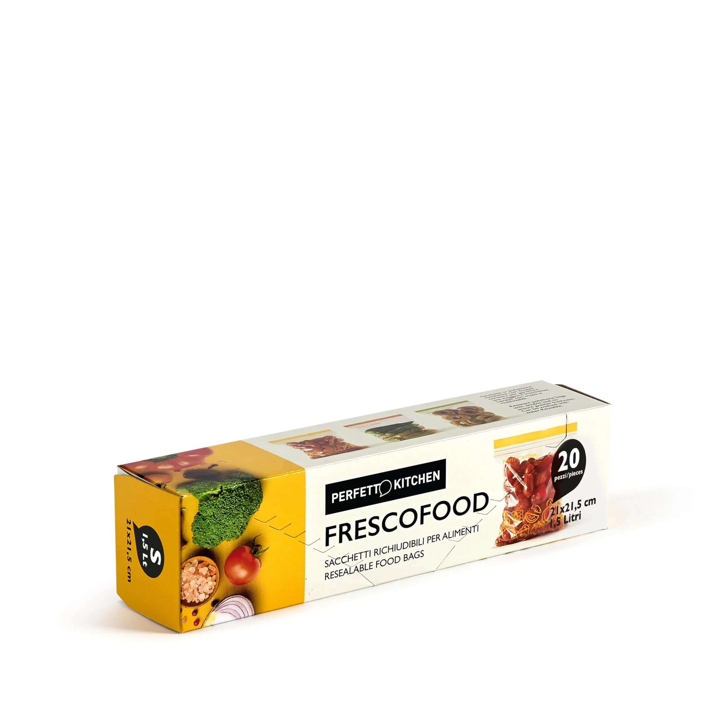 BUSTA FRIGO/CONGELATORE coll. Frescofood - conf. 20 pezzi - cm. 21xh.21,5 - S