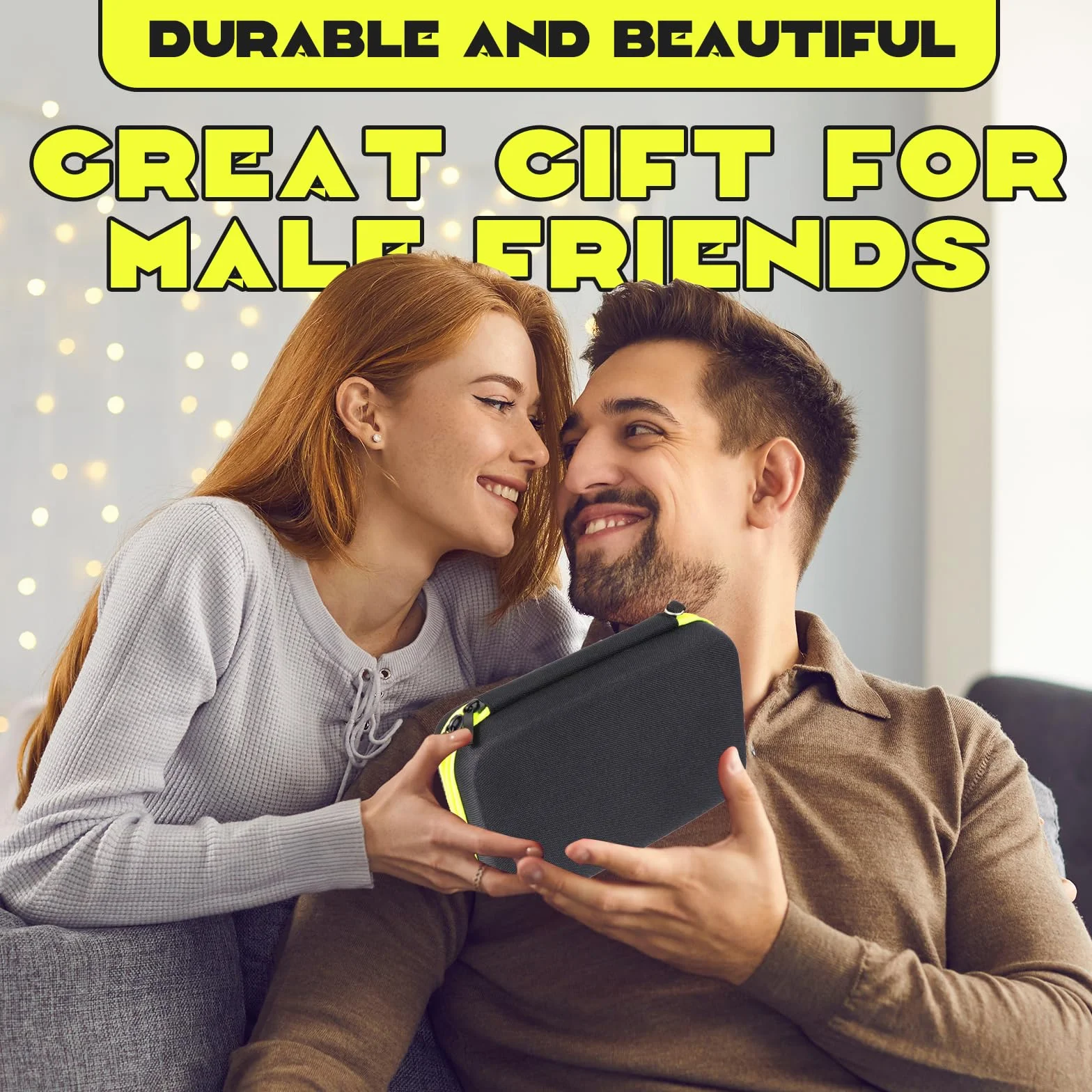 Custodia protettiva per rasoio elettrico, Accessori Philips OneBlade, Scatola portaoggetti per rasoio, Verde + Nero, Adatto per Uomo per fidanzati, mariti, padri e amici maschi