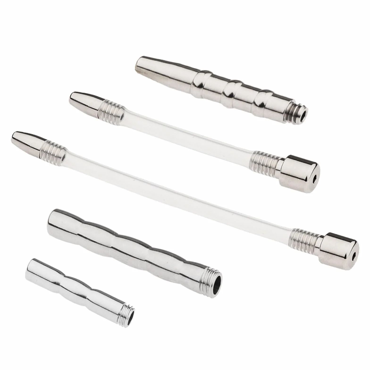 Giocattolo Del Sesso Fungo Metallo Cavo Spina Pene Catetere Dilatatore Uretrale Liscio Bacchetta Per Masturbazione Sonda Modello Elasticizzato Perlina Anale Piatta Accessori