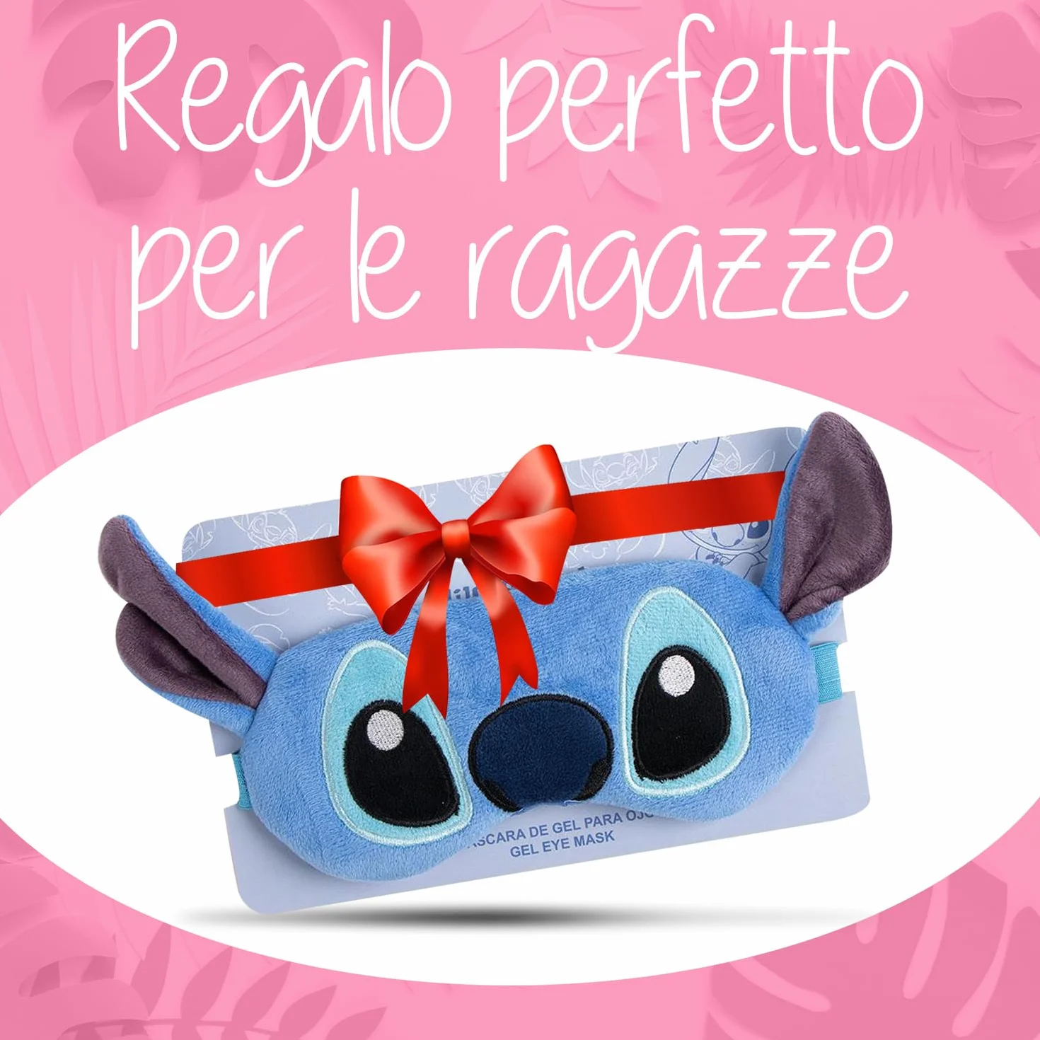 Mascherina Stitch per Dormire – Maschera Stitch Morbida e Confortevole – Accessori di Stitch per il Relax e il Riposo