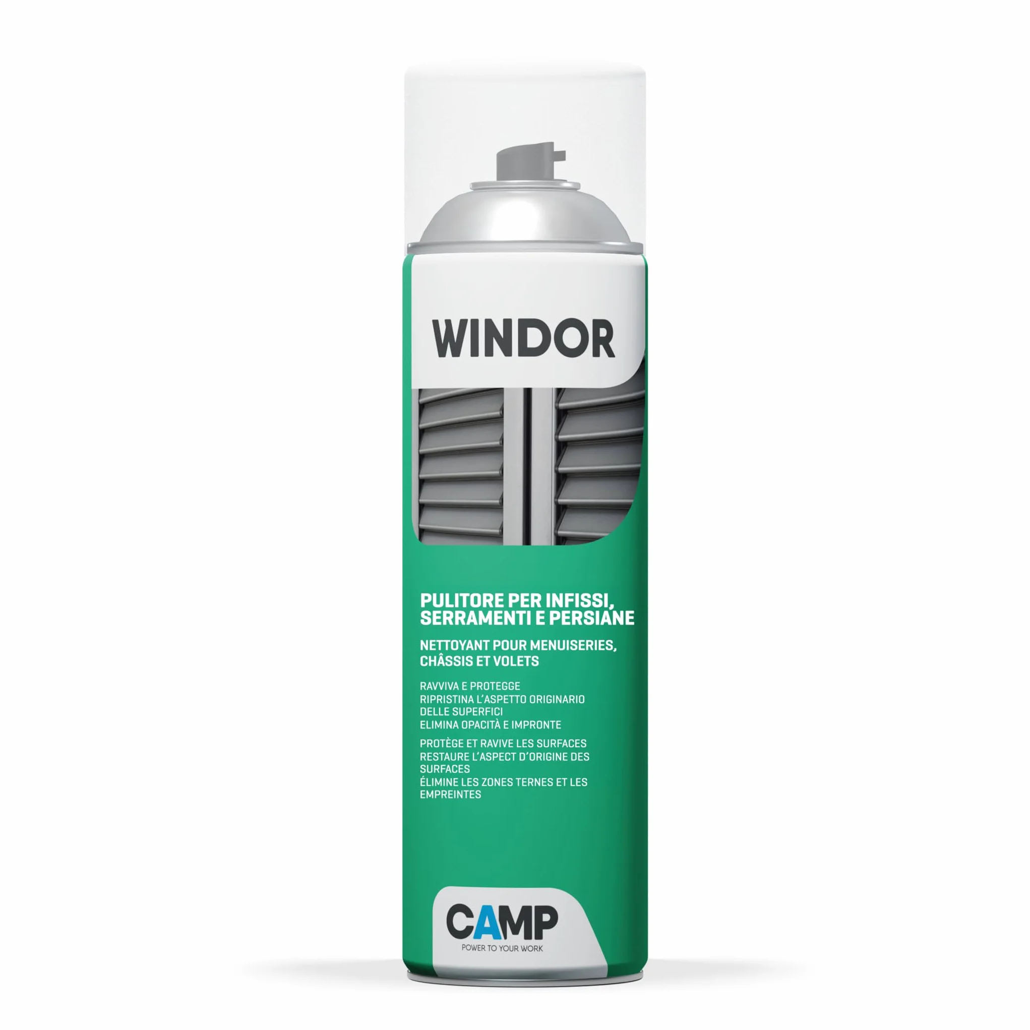 CAMP Windor Spray: Pulitore Ravvivante Protettivo per PVC, 500 ml
