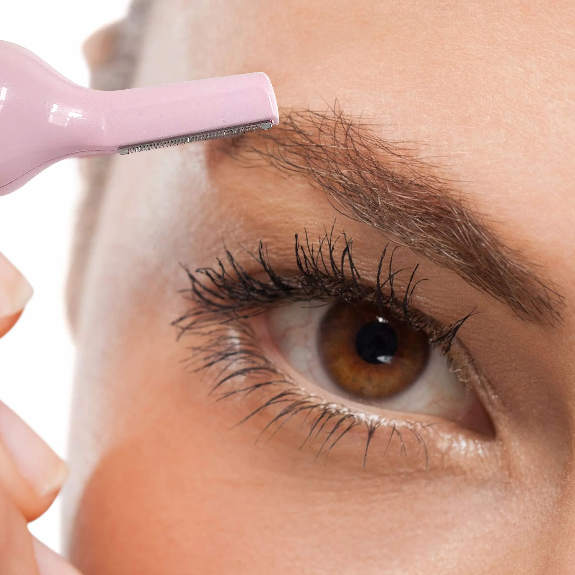 Magnitone FuzzOff Rasoio di Precisione Ricaricabile 3-in-1 Depilatore Viso Corpo Rosa