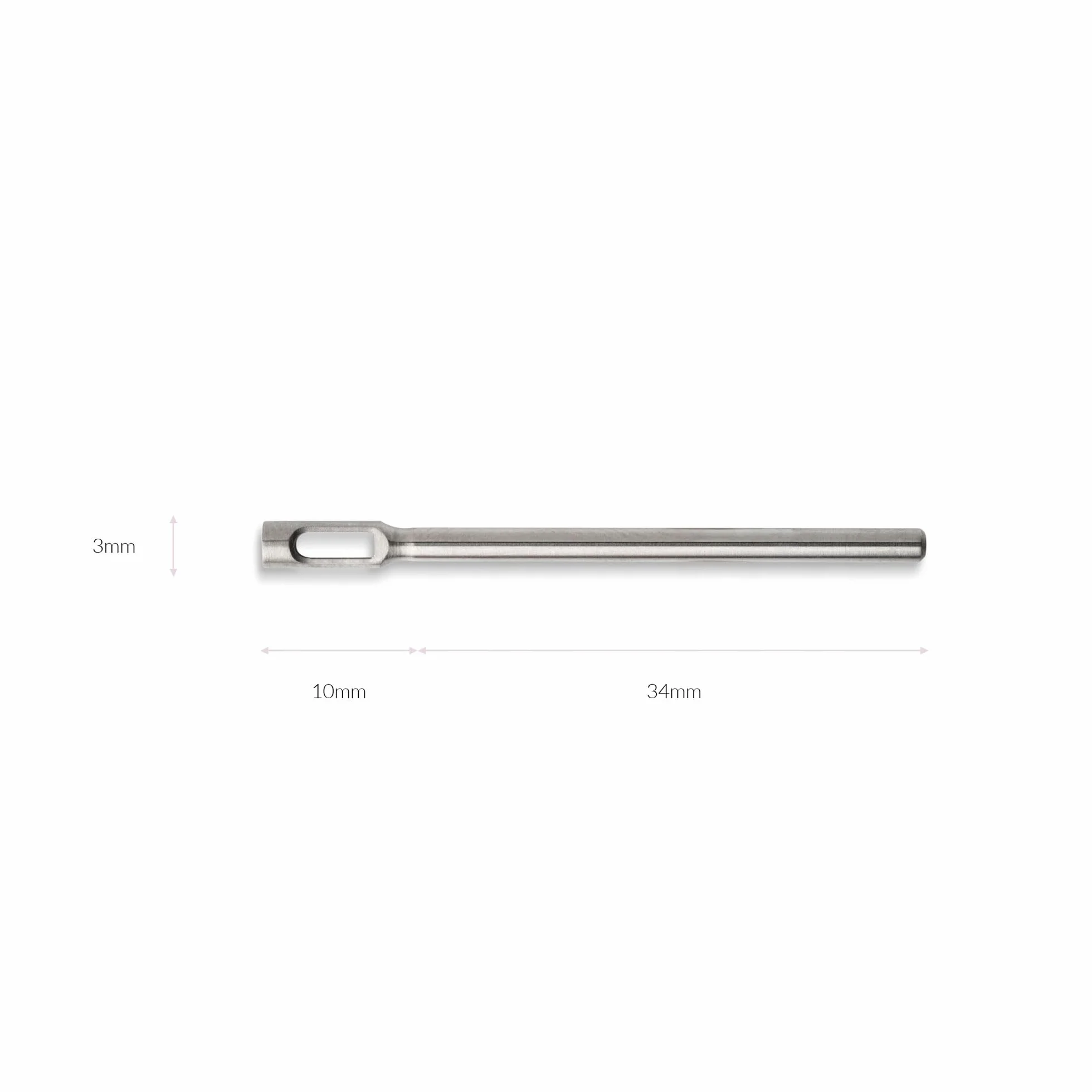 Fresa sottovuoto Aba Group Podologia in acciaio, Twist-and Lock CD022-3,0 mm, 1 pezzo