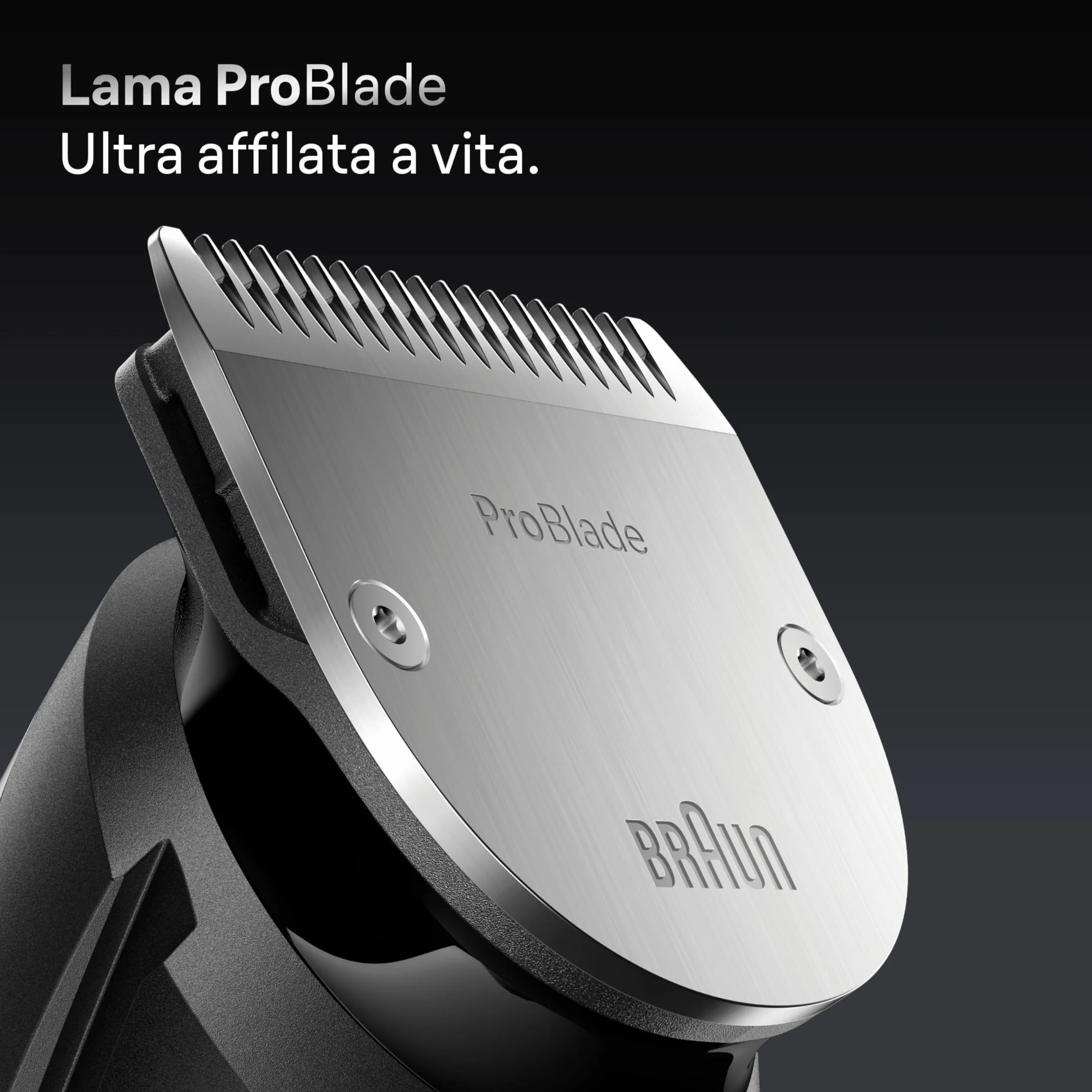 Braun Series 7 Regolabarba Uomo, Lama Problade Affilata a Vita, 120 Minuti Autonomia, Impermeabile, 40 Lunghezze, Bt7525, Grigio